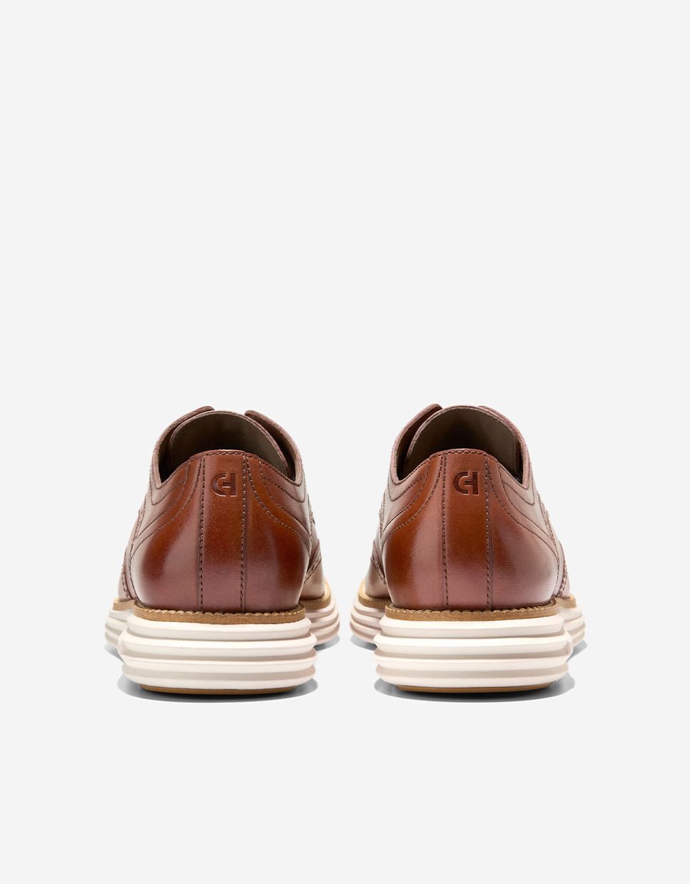 Zapato oxford de hombre confeccionado en piel con entresuela flowerfoam™ - Cole Haan - Marrón Marrón-2