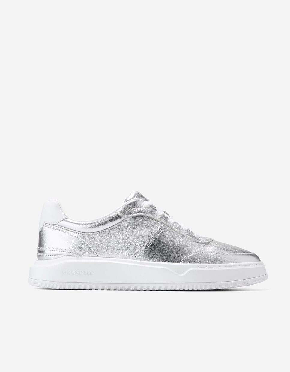 Zapatillas deportivas de mujer inspiradas en el baloncesto - Cole Haan - Plata Plata-1