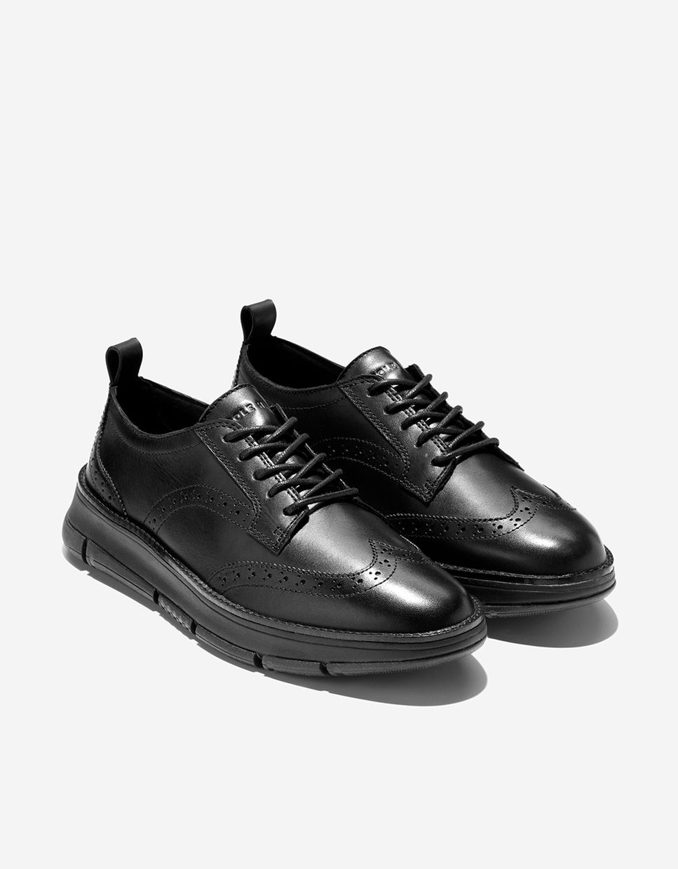 Zapatos de cordones de mujer confeccionados en piel - Cole Haan - Negro Negro-4