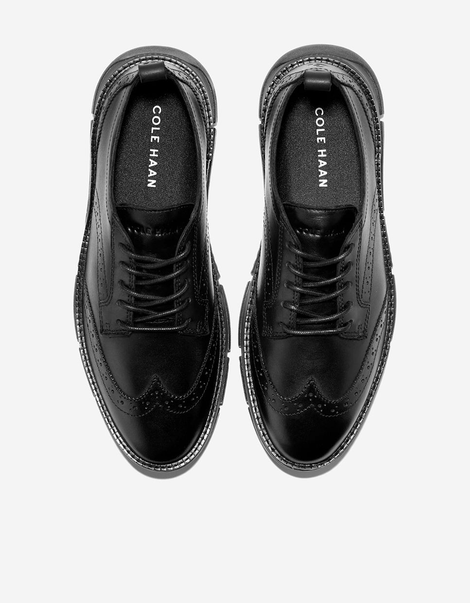 Zapatos de cordones de mujer confeccionados en piel - Cole Haan - Negro Negro-5