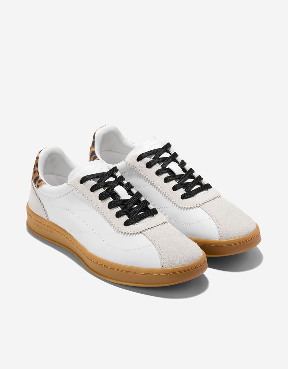 Zapatillas deportivas de mujer inspiradas en el futbol - Cole Haan - Blanco Blanco-4