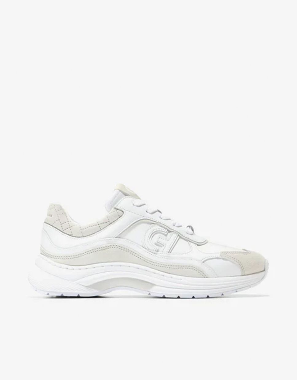 Imagen 0 de Zapatillas deportivas de mujer confeccionadas en cuero Blanco