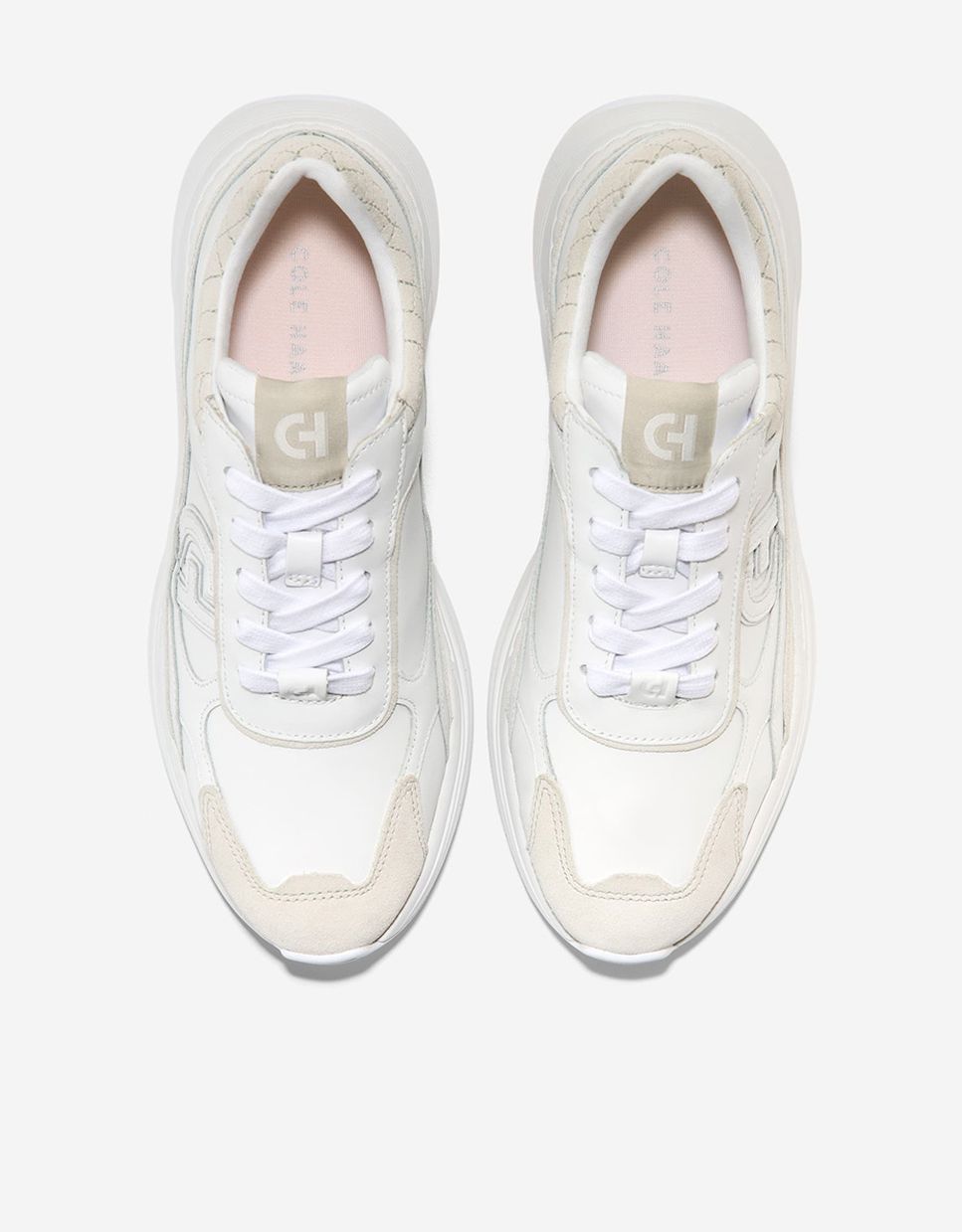 Zapatillas deportivas de mujer confeccionadas en cuero - Cole Haan - Blanco Blanco-5