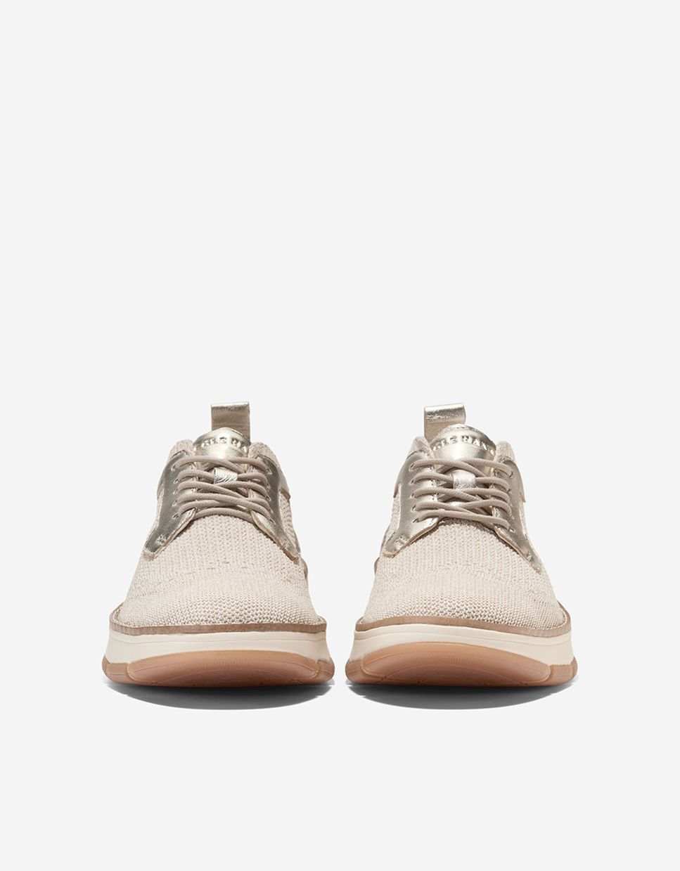 Zapatillas deportiva de cordones de mujer confeccionadas en tejido stitchlite™ - Cole Haan - Beige Beige-2