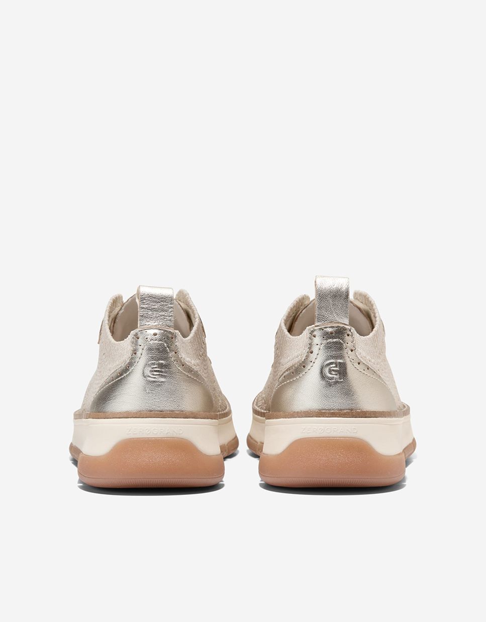 Zapatillas deportiva de cordones de mujer confeccionadas en tejido stitchlite™ - Cole Haan - Beige Beige-4