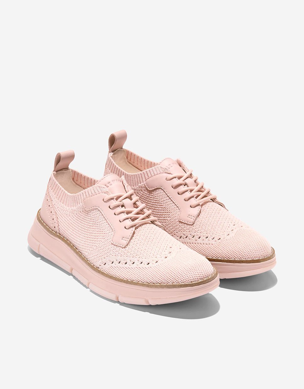 Zapatillas deportiva de cordones de mujer confeccionadas en tejido stitchlite™ - Cole Haan - Rosa Rosa-5
