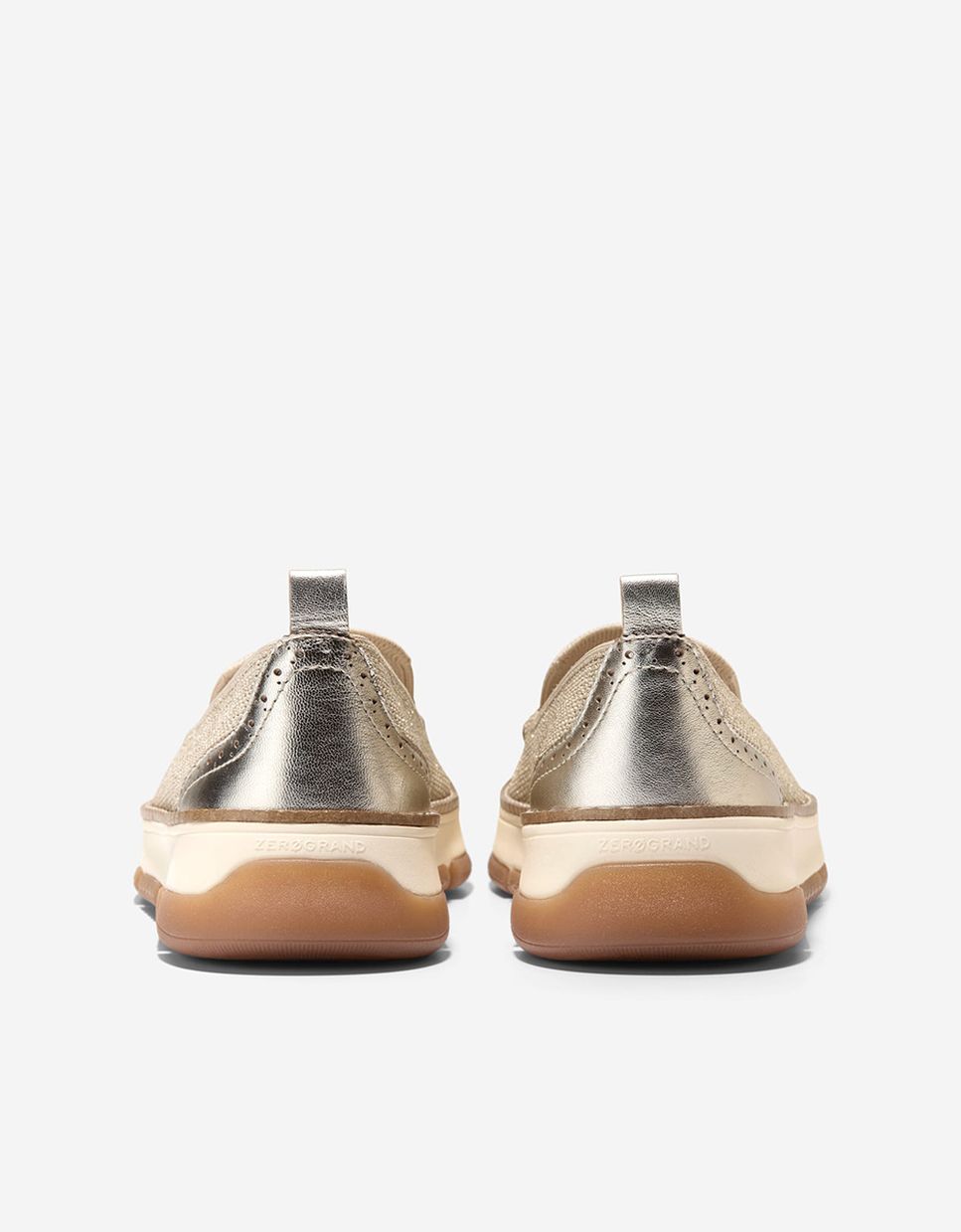 Mocasines planos de mujer confeccionados en tejido stitchlite™ - Cole Haan - Beige Beige-4