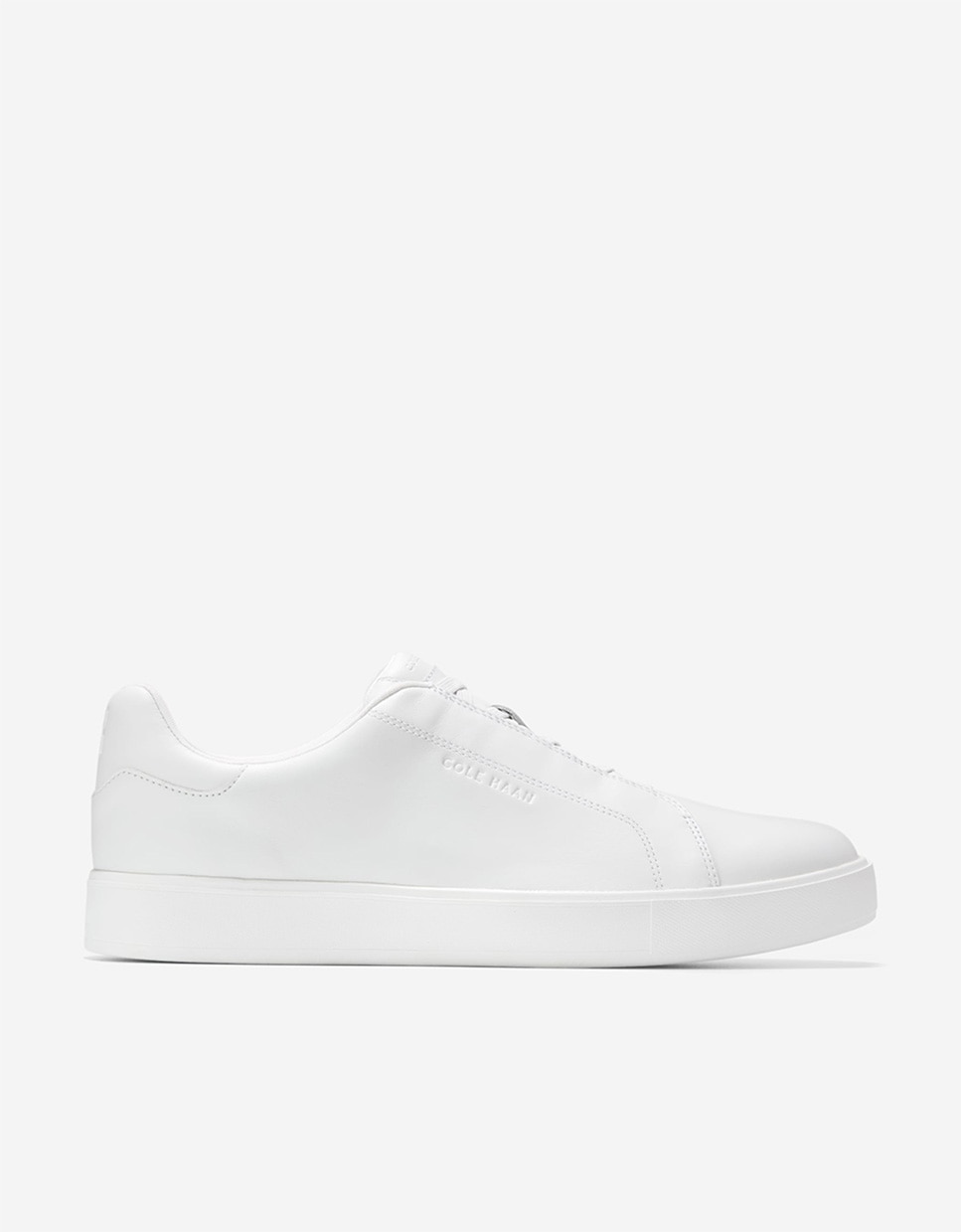 Zapatillas deportivas de hombre con cordones elásticos confeccionadas en piel - Cole Haan - Blanco Blanco-1