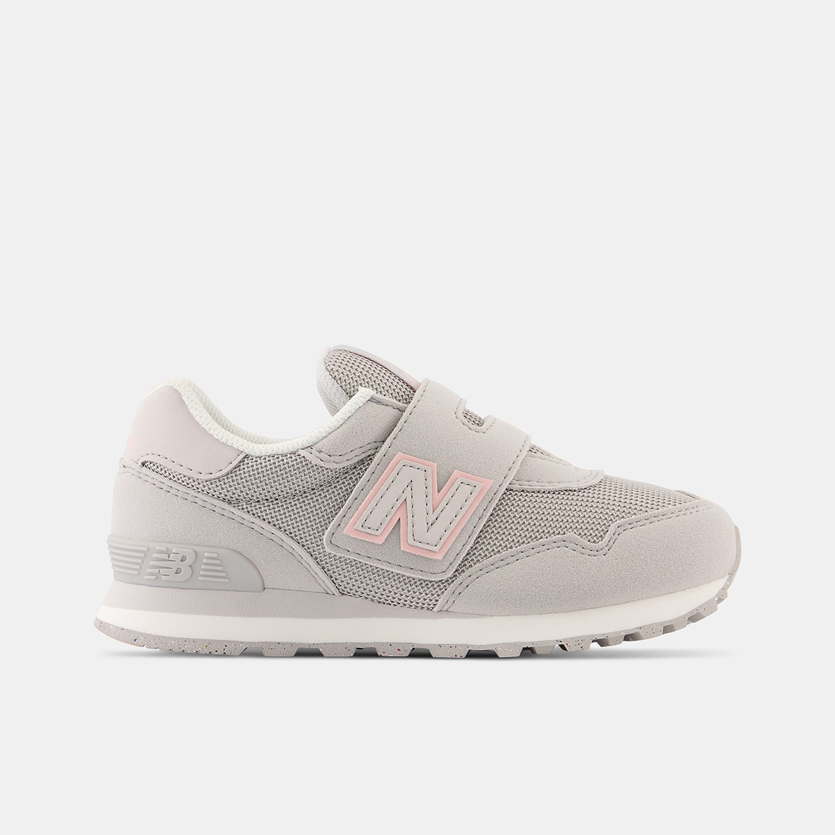 Zapatillas casual de niños 515 Hook & Loop New Balance - Gris / Rosa Gris / Rosa-1