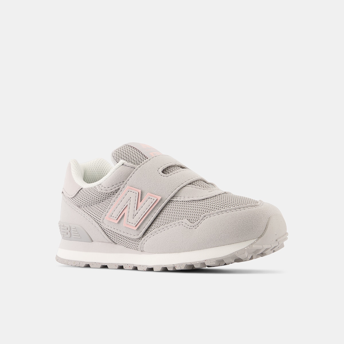 Zapatillas casual de niños 515 Hook & Loop New Balance - Gris / Rosa Gris / Rosa-4