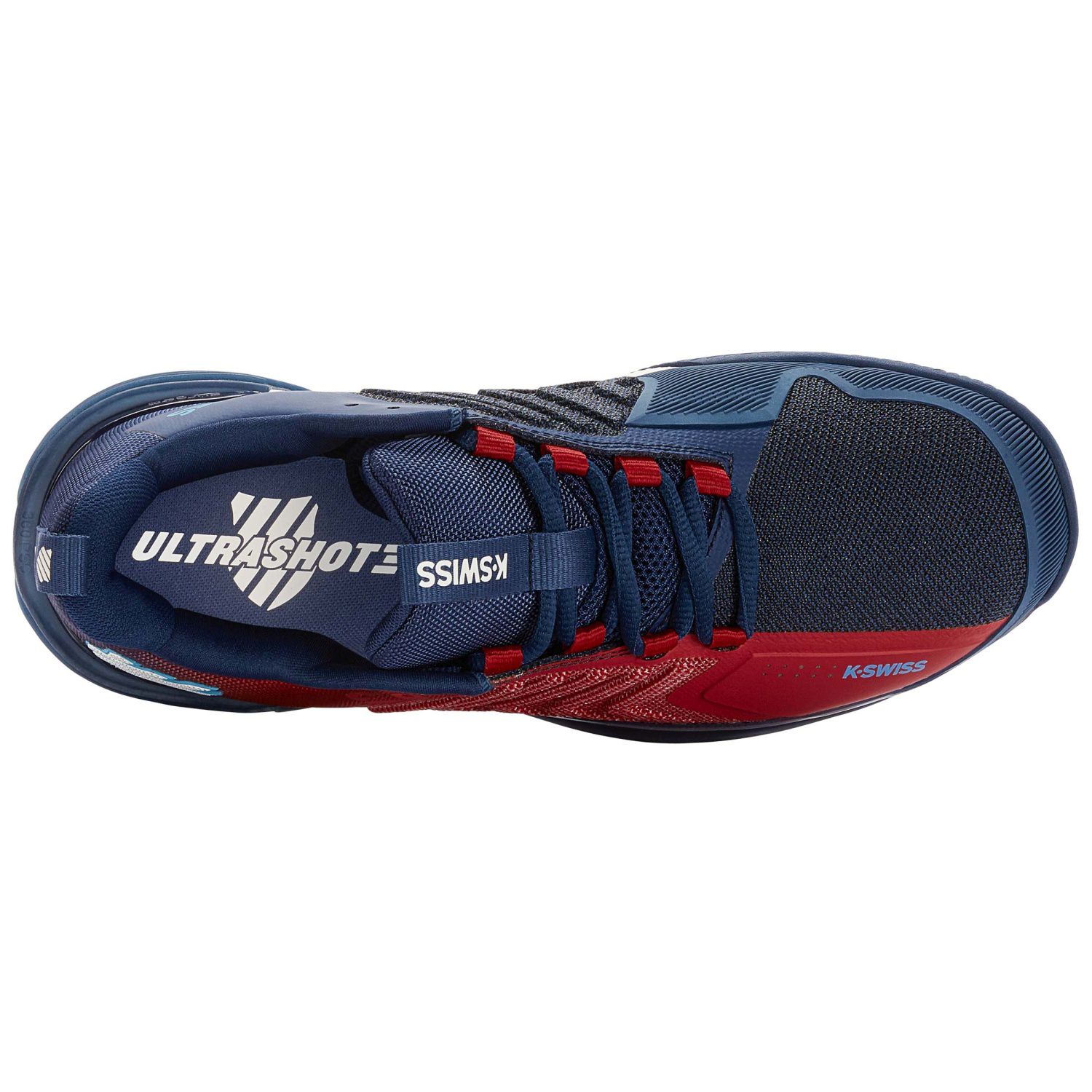Zapatillas de tenis y pádel de hombre ULTRASHOT 3 HB K·Swiss - Rojo / Azul marino Rojo / Azul marino-6