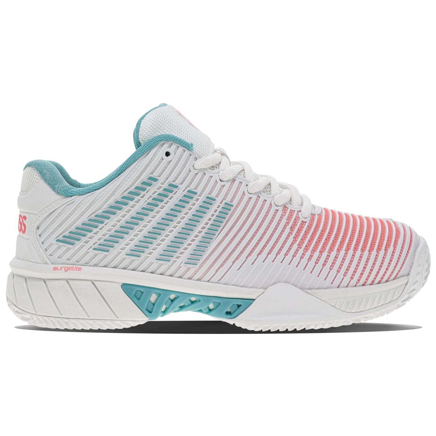 K-Swiss Zapatillas de tenis y pádel de mujer HYPERCOURT EXPRESS 2 HB Blanco / Azul