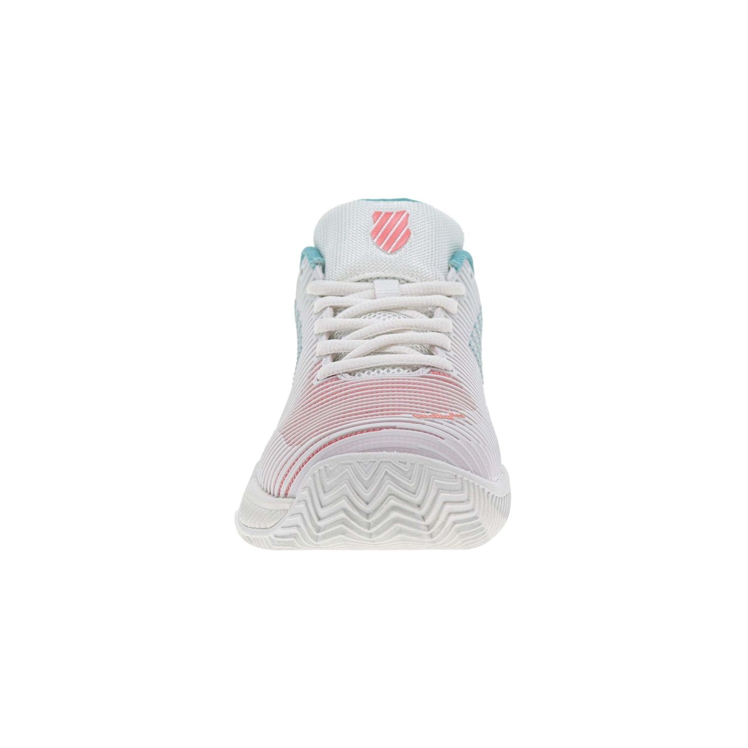 Imagen 4 de Zapatillas de tenis y pádel de mujer HYPERCOURT EXPRESS 2 HB K·Swiss - Blanco / Turquesa Blanco / Turquesa