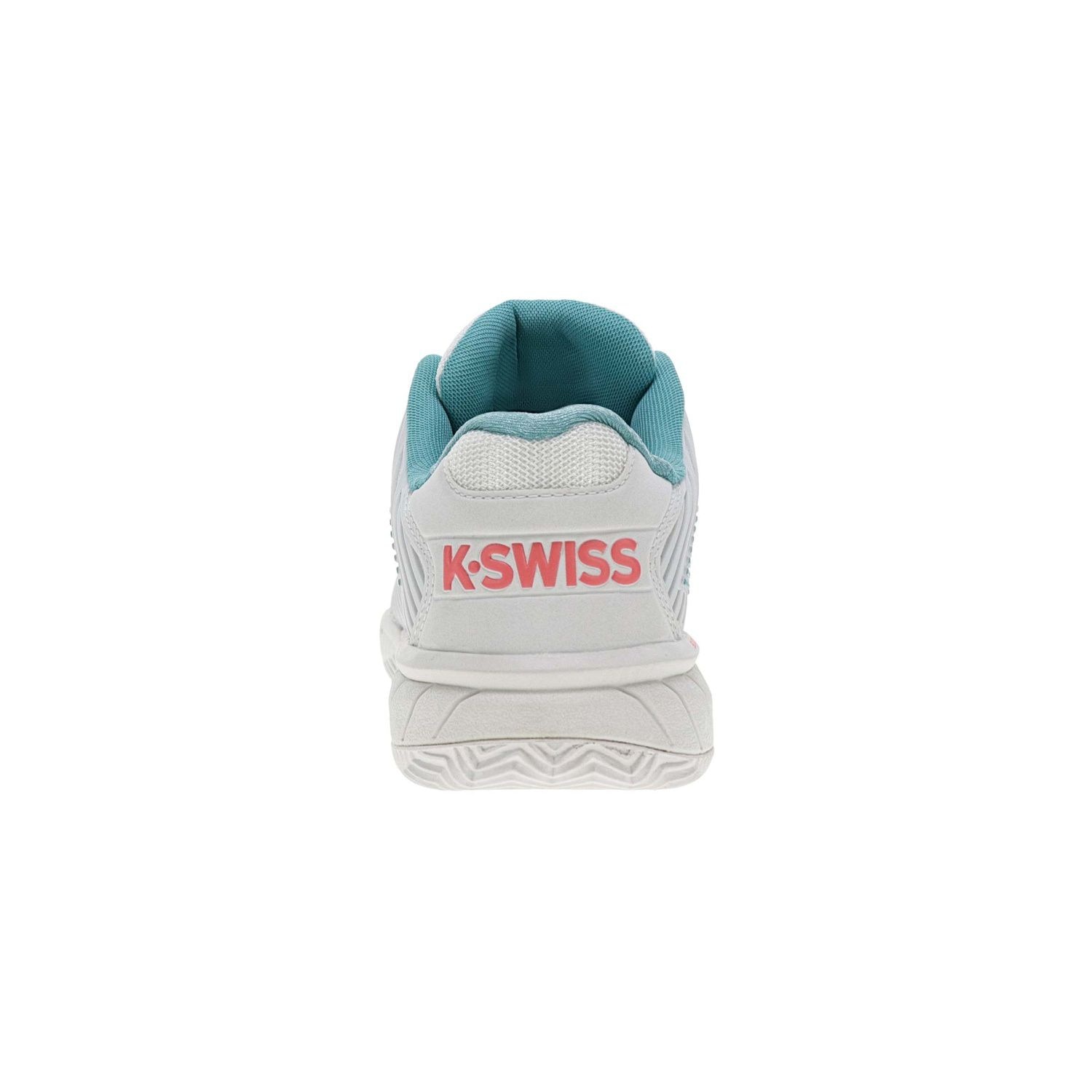 Imagen 5 de Zapatillas de tenis y pádel de mujer HYPERCOURT EXPRESS 2 HB K·Swiss - Blanco / Turquesa Blanco / Turquesa