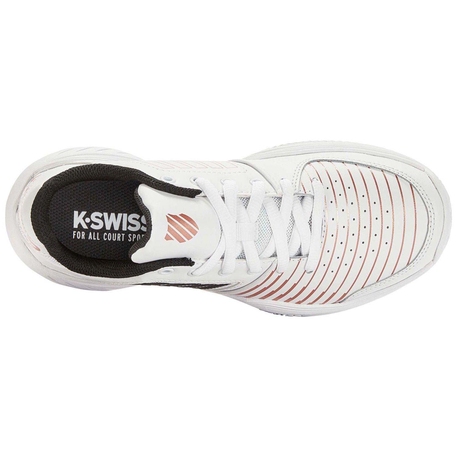 Zapatillas de tenis y pádel de mujer COURT EXPRESS HB K·Swiss - Blanco / Negro Blanco / Negro-6