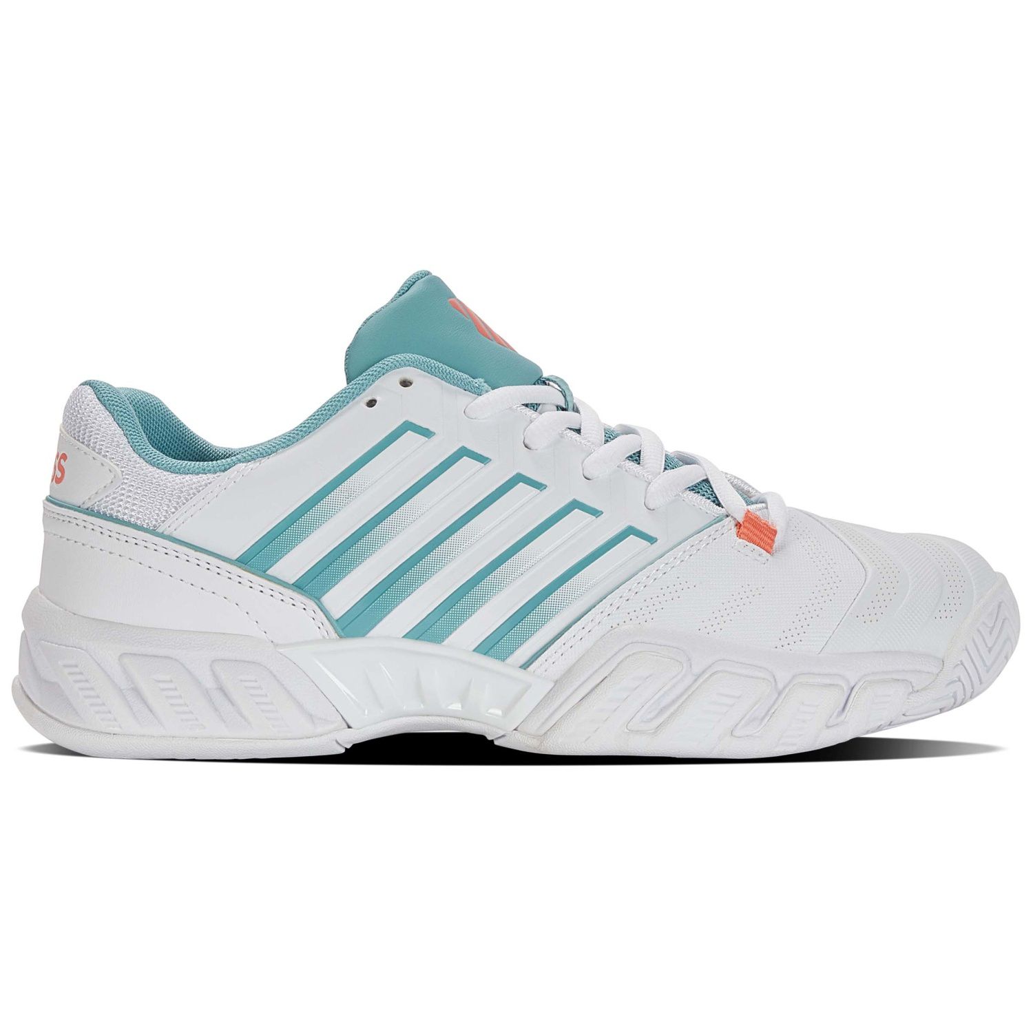 Imagen 0 de Zapatillas de tenis y pádel de mujer BIGSHOT LIGHT 4 K·Swiss Blanco / Turquesa