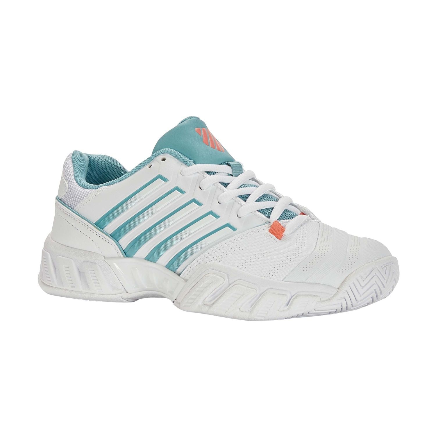 Zapatillas de tenis y pádel de mujer BIGSHOT LIGHT 4 K·Swiss - Blanco / Turquesa Blanco / Turquesa-3
