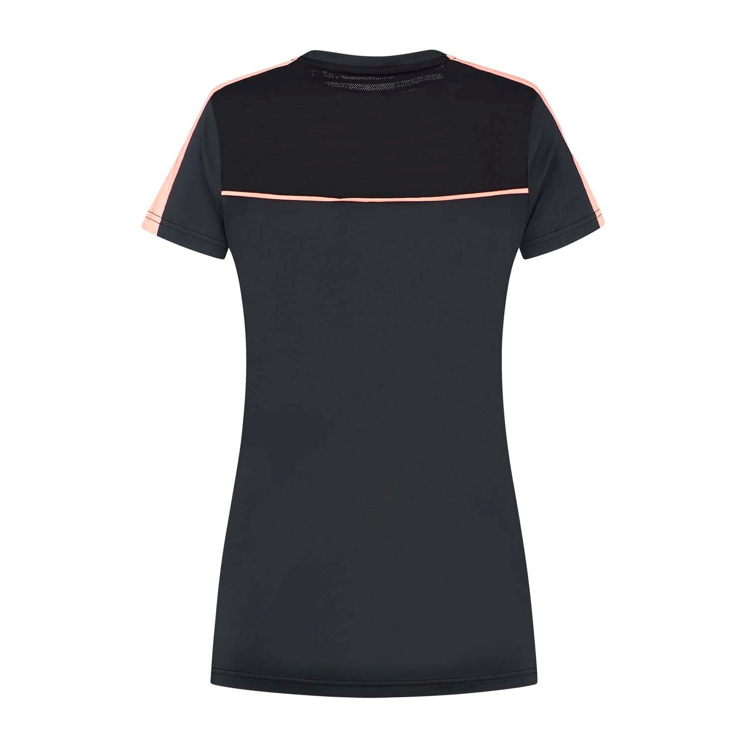 Camiseta de tenis y pádel de mujer HYPERCOURT ROUND NECK TOP 2 K·Swiss - Negro Negro-2