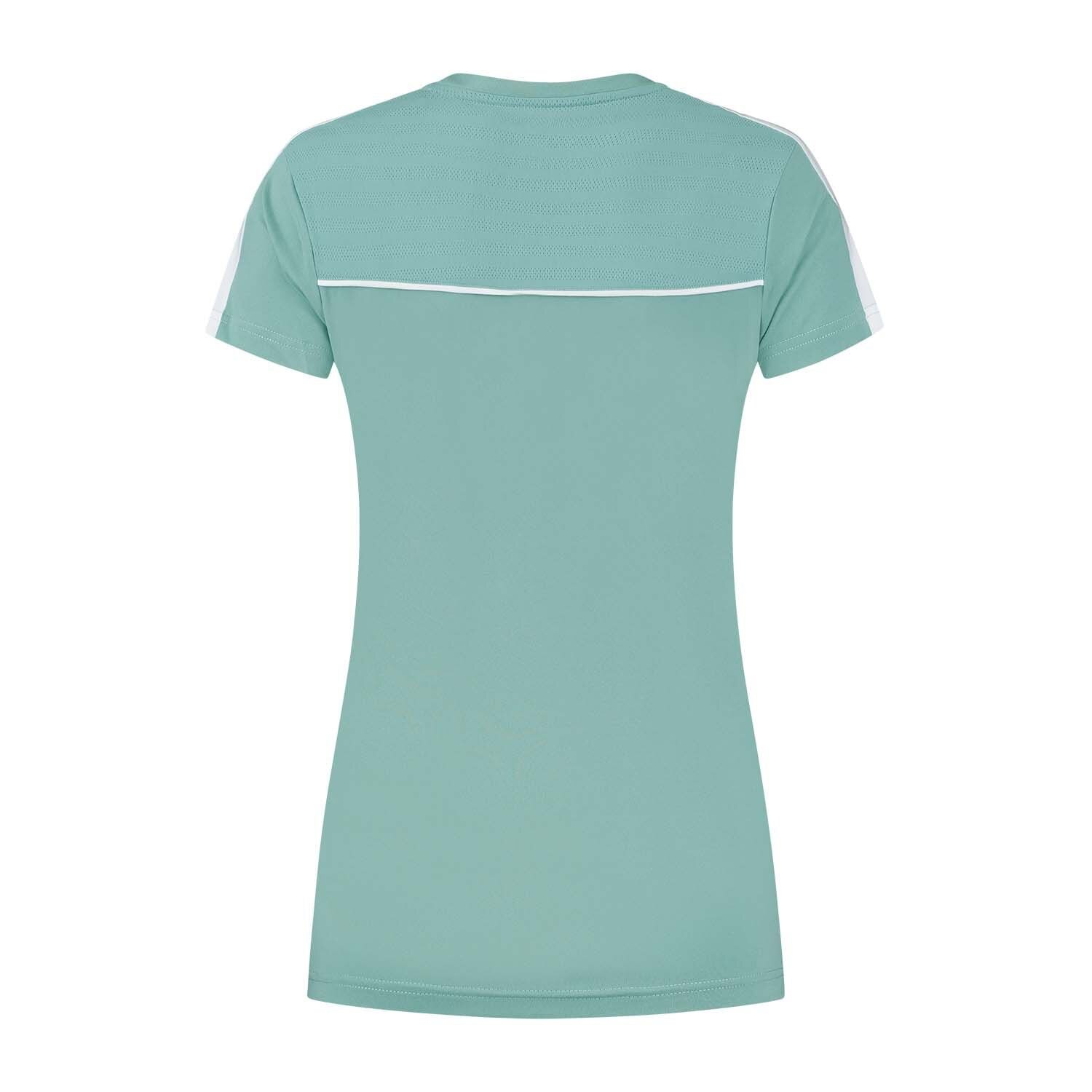 Camiseta de tenis y pádel de mujer HYPERCOURT ROUND NECK TOP 2 K·Swiss - Verde claro Verde claro-2