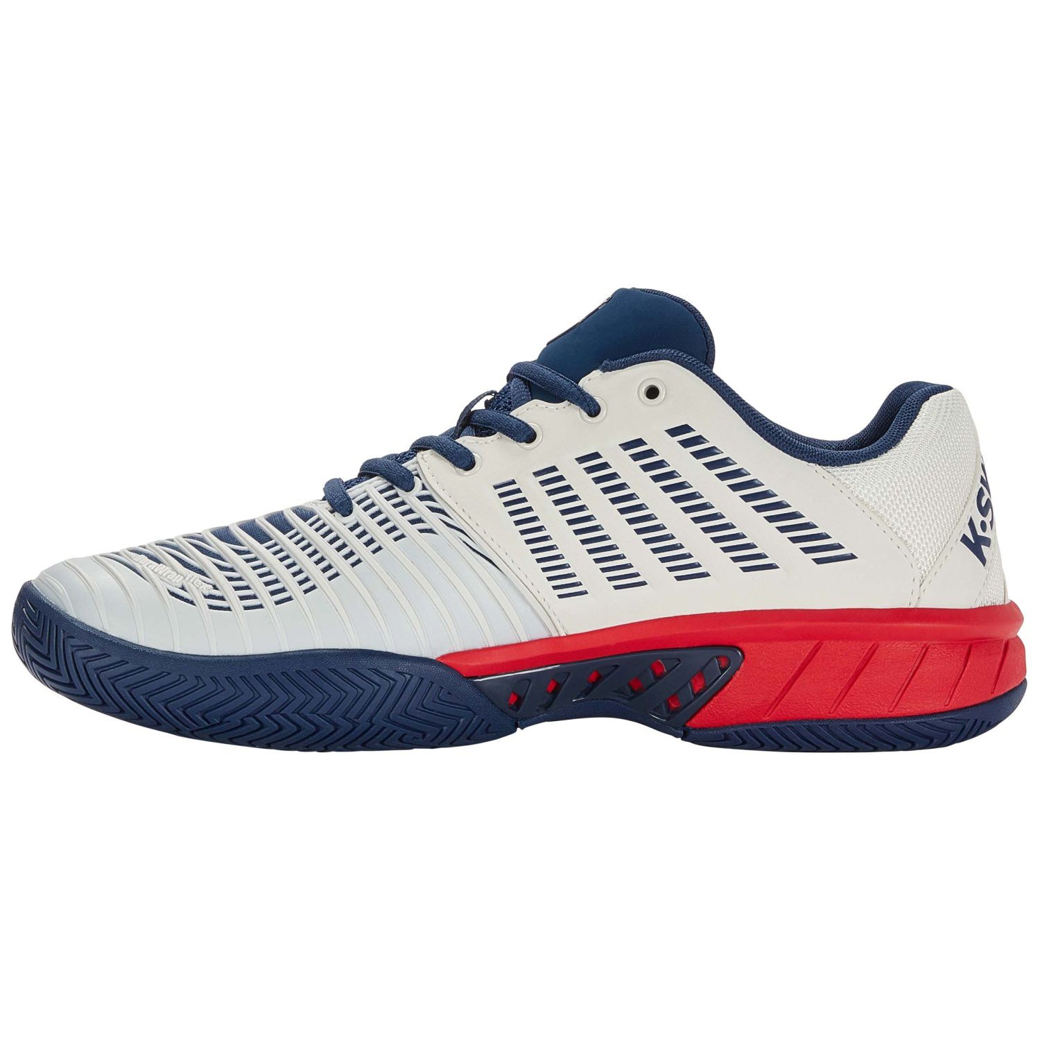 Zapatillas de tenis y pádel de hombre EXPRESS LIGHT 3 K·Swiss - Blanco / Azul Blanco / Azul-6