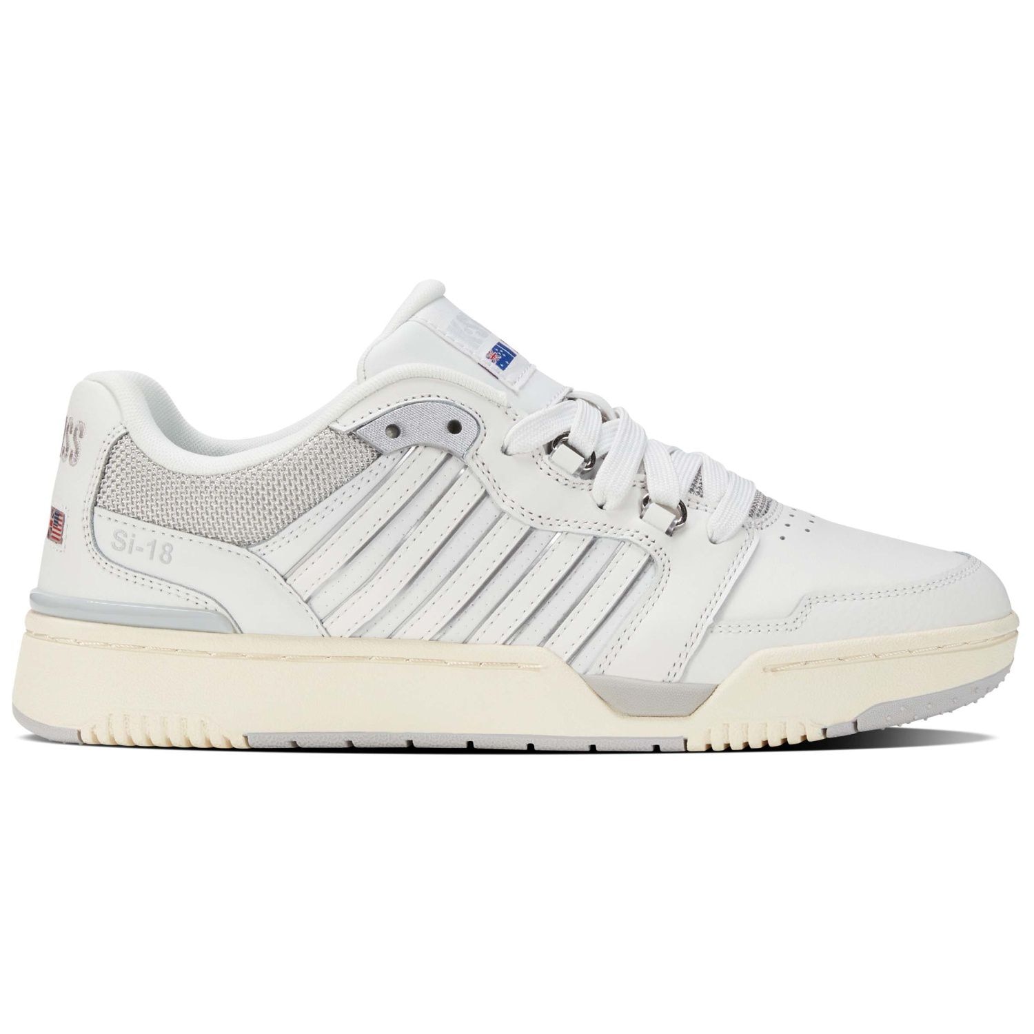 Zapatillas casual de hombre SI-18 RIVAL K·Swiss - Blanco / Gris Blanco / Gris-1