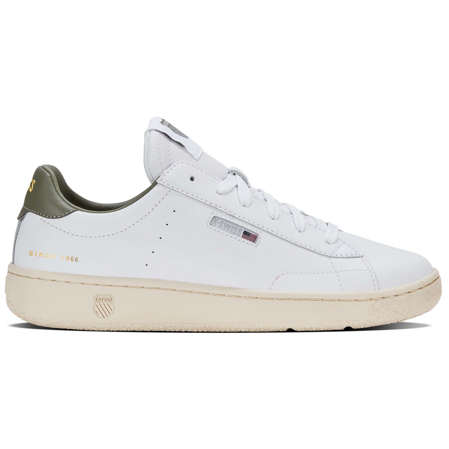Zapatillas casual de hombre SLAMMKLUB CC K·Swiss - Blanco / Verde anticuario Blanco / Verde anticuario-1