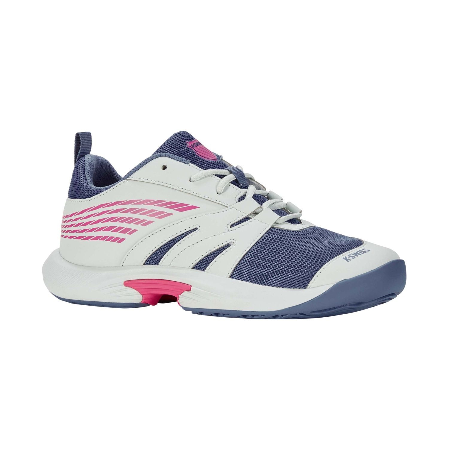 Zapatillas de tenis y pádel de niños SPEED TRAC K·Swiss - Blanco / Rosa Blanco / Rosa-4