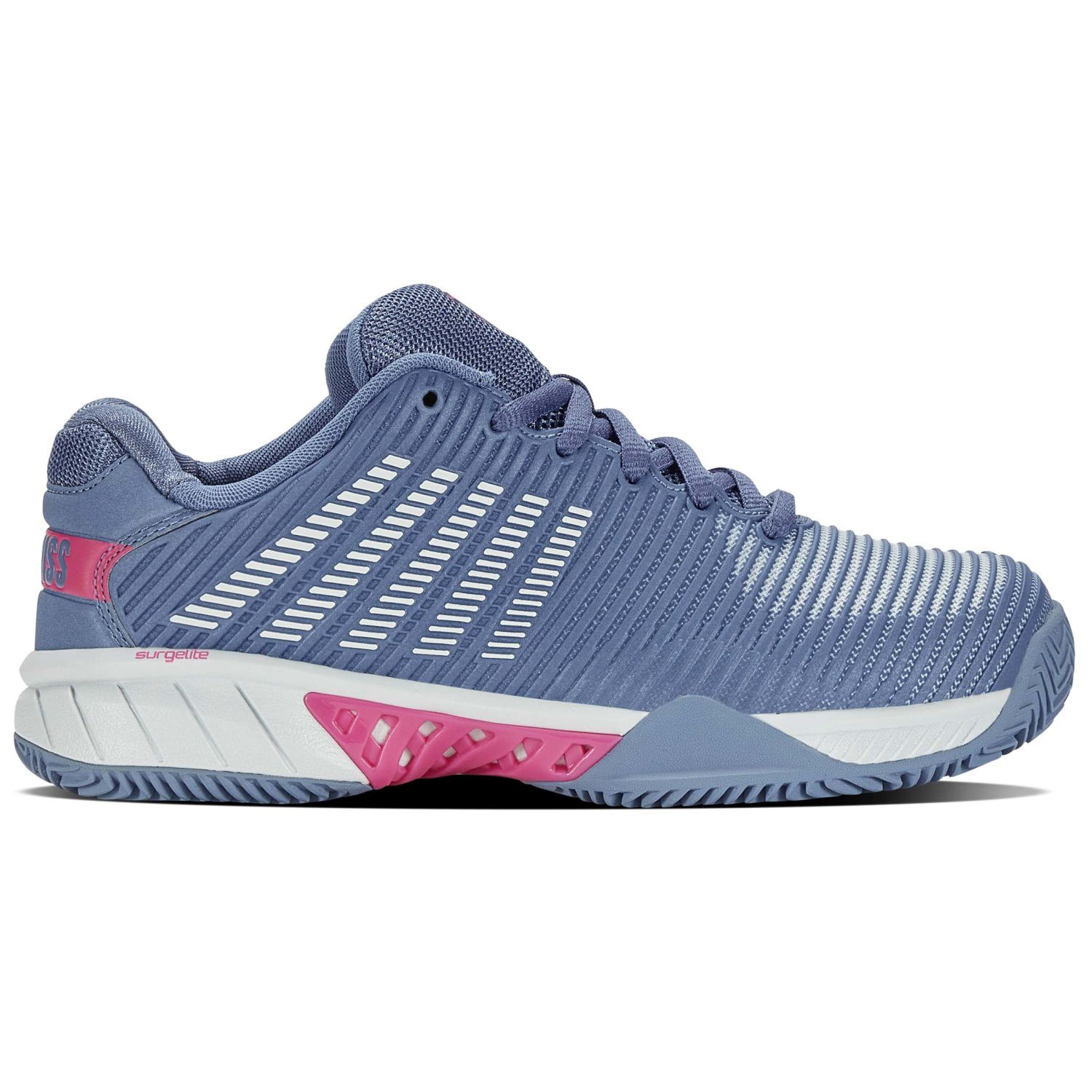 K-Swiss Zapatillas de tenis y pádel de mujer HYPERCOURT EXPRESS 2 HB Blanco / Azul