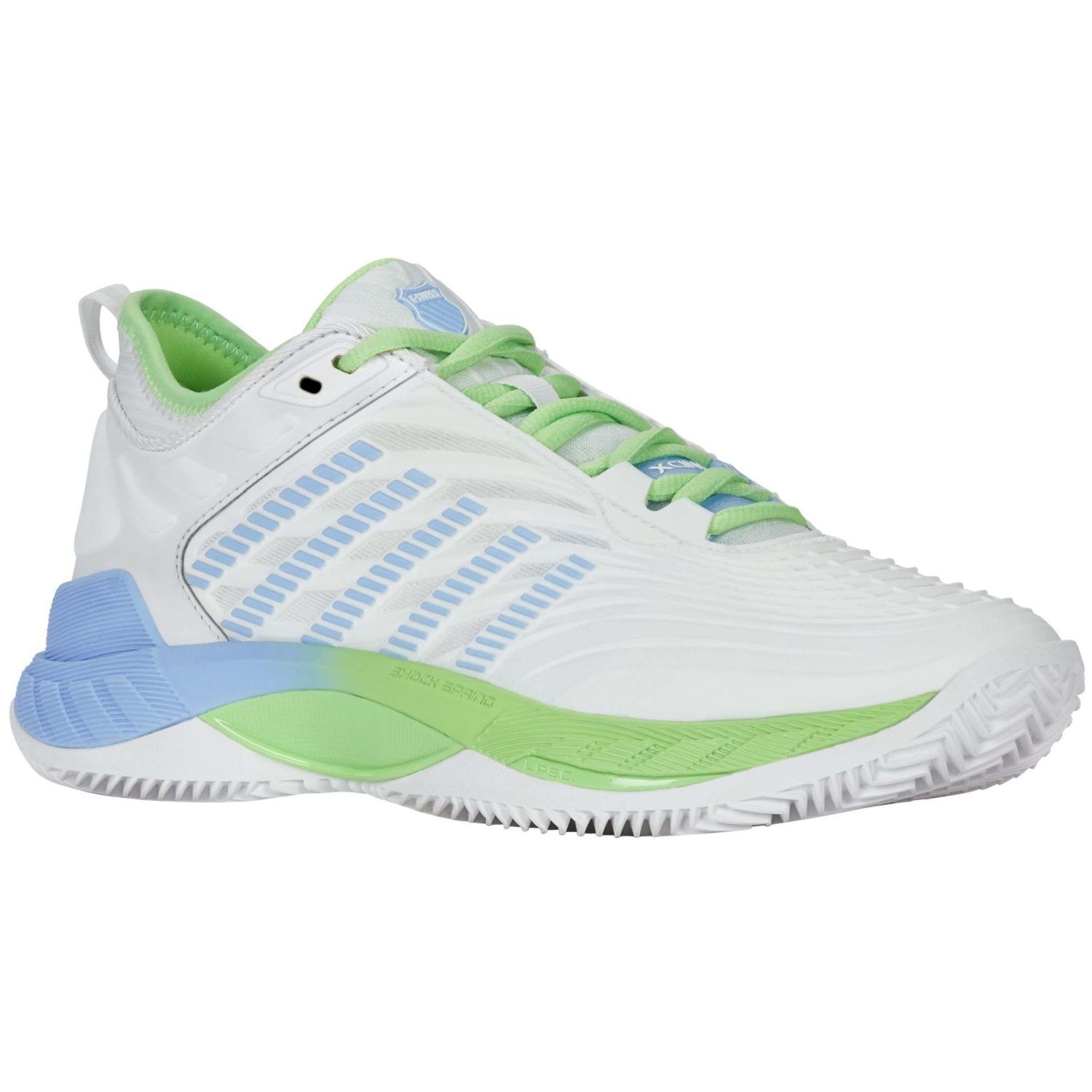 Imagen 3 de Zapatillas de tenis y pádel de mujer HYPERCOURT SUPREME 2 HB K·Swiss - Blanco / Verde Blanco / Verde