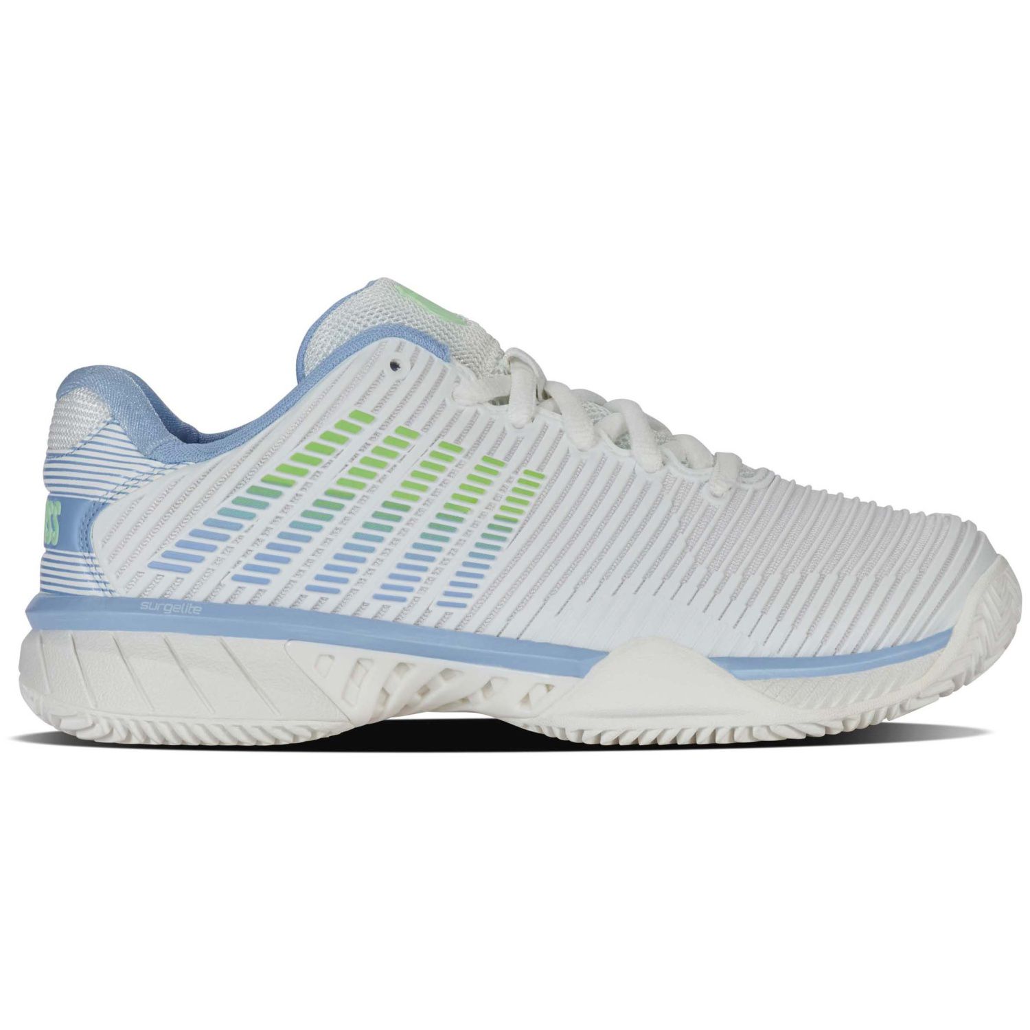 Imagen 0 de Zapatillas de tenis y pádel de mujer HYPERCOURT EXPRESS 2 HB K·Swiss Blanco / Azul