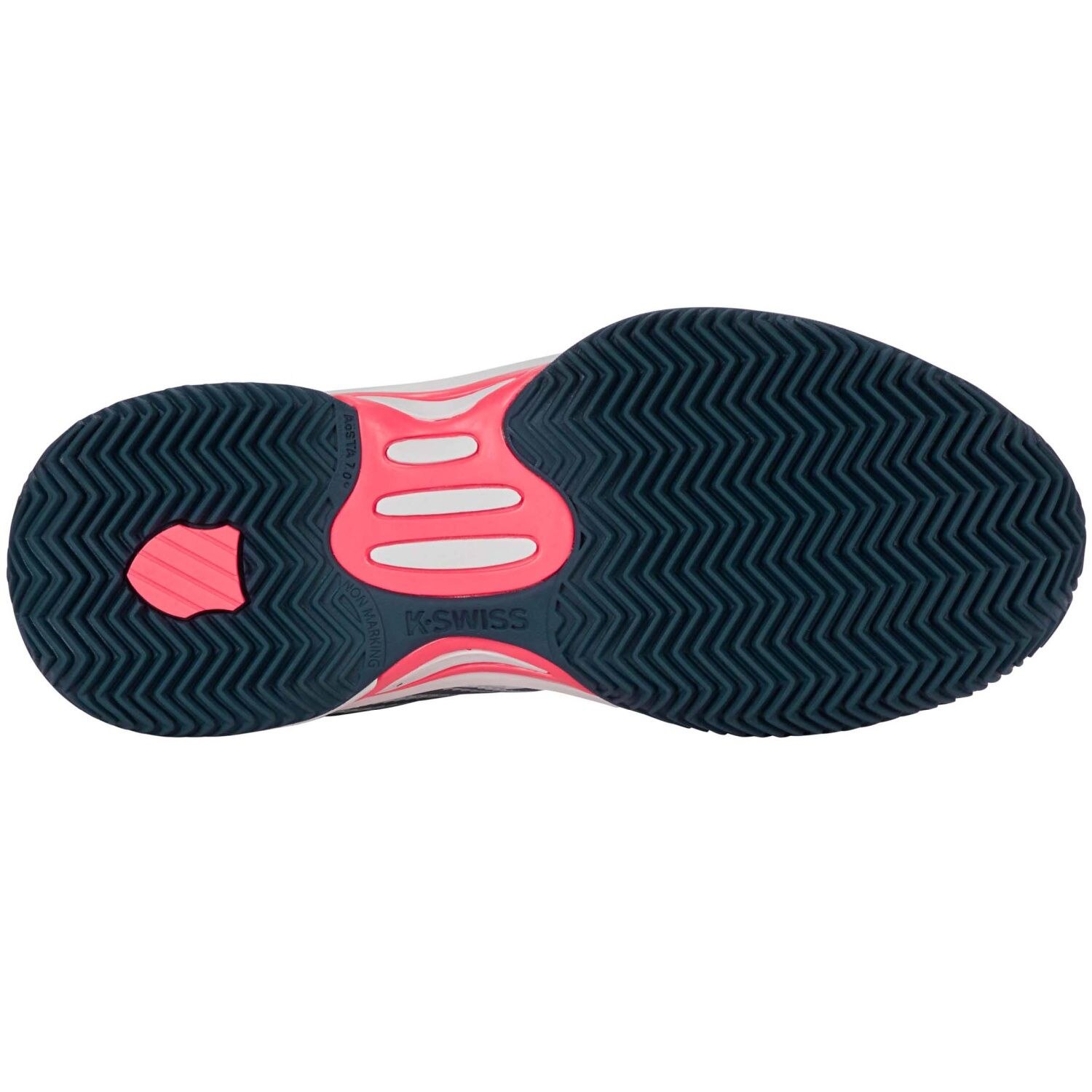 Zapatillas de tenis y pádel de niños HYPERCOURT EXPRESS 2 HB K·Swiss - Blanco / Turquesa Blanco / Turquesa-2