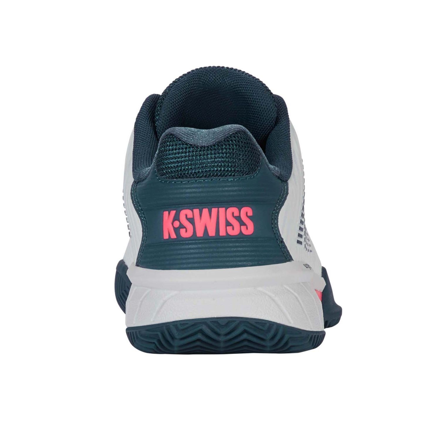 Zapatillas de tenis y pádel de niños HYPERCOURT EXPRESS 2 HB K·Swiss - Blanco / Turquesa Blanco / Turquesa-5