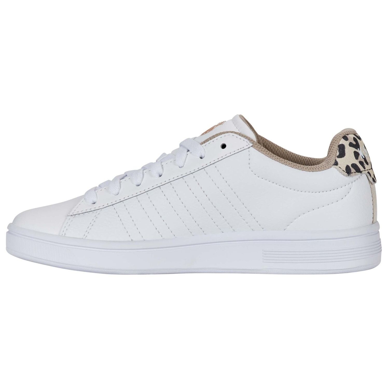 Zapatillas casual de mujer COURT SHIELD II K·Swiss - Blanco/Marrón Blanco/Marrón-6
