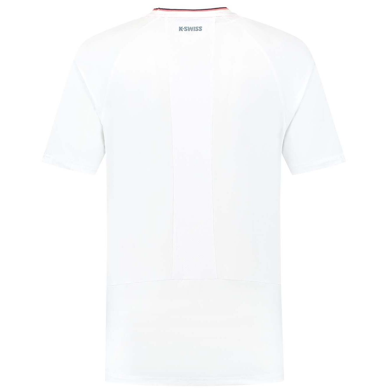 Camiseta de tenis y pádel de hombre HYPERCOURT MESH CREW 4 K·Swiss - Blanco Blanco-2