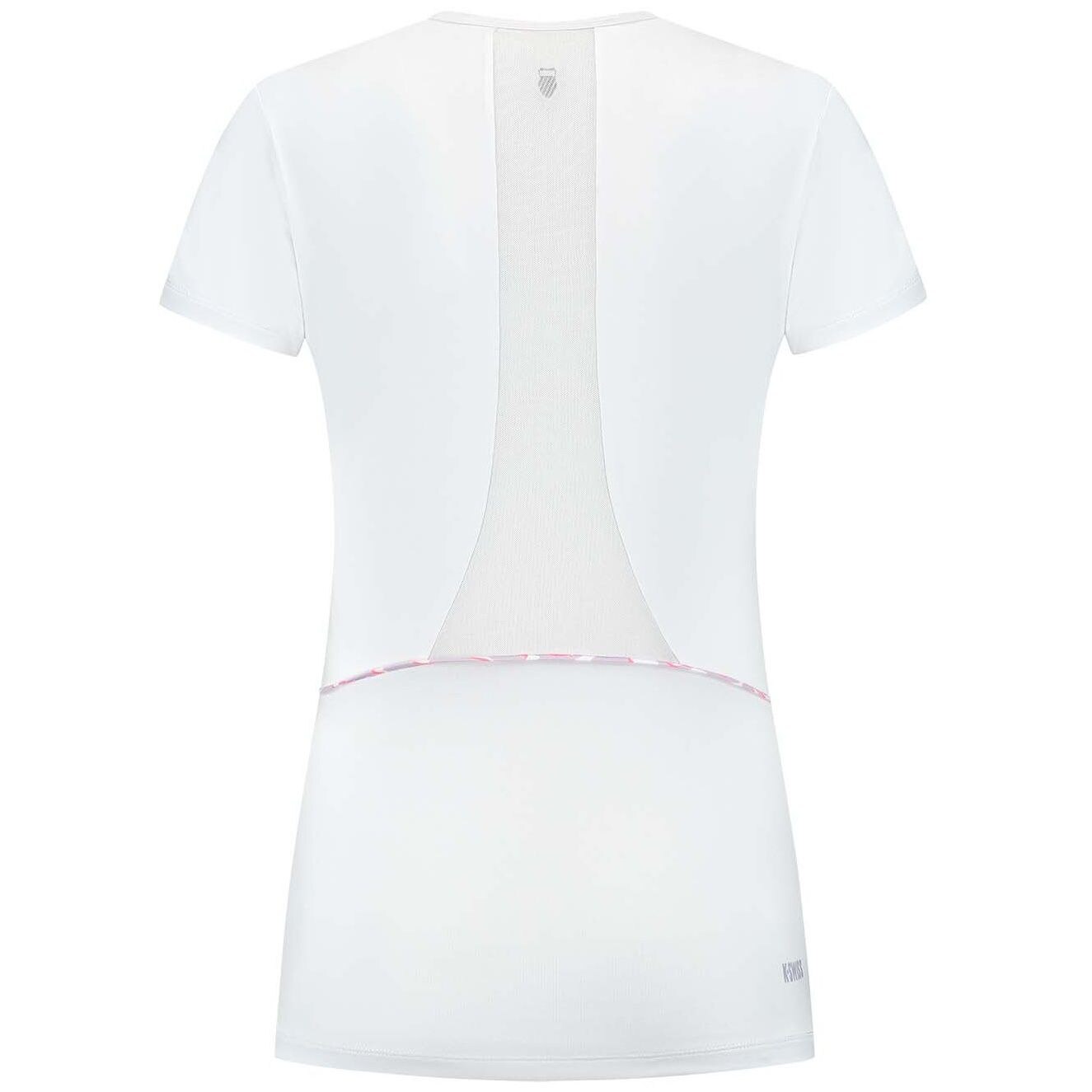 Camiseta de tenis y pádel de mujer HYPERCOURT ADVANTAGE 4 K·Swiss - Blanco Blanco-2