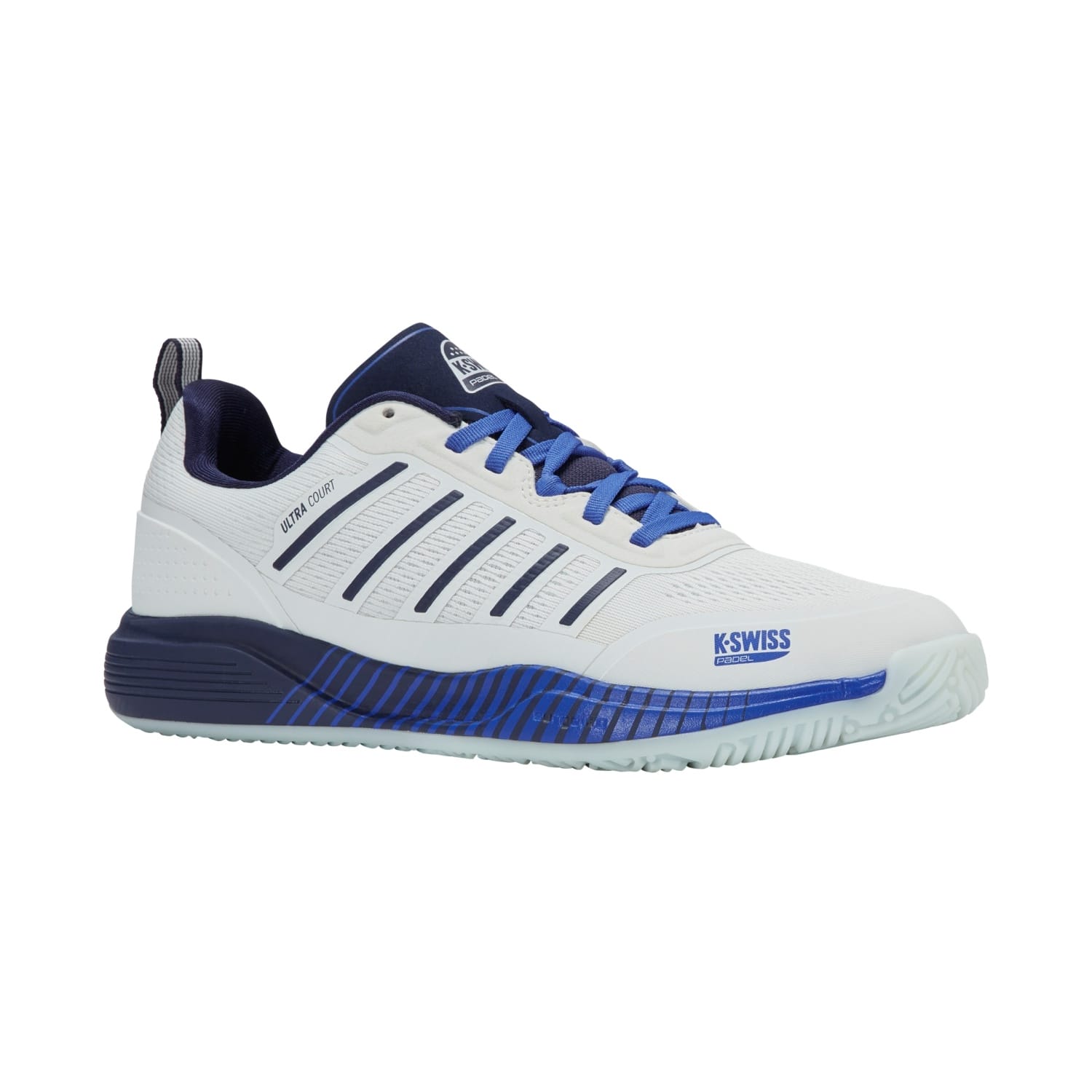 Zapatillas de pádel de hombre ULTRA COURT PADEL SANYO K·Swiss - Blanco / Azul Blanco / Azul-3