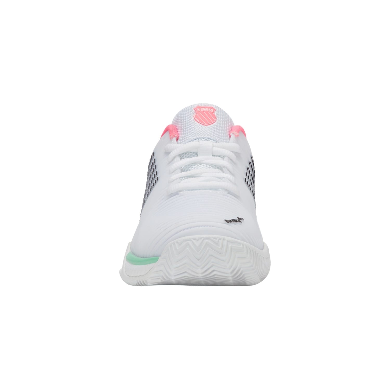 Imagen 4 de Zapatillas de tenis y pádel de mujer HYPERCOURT EXPRESS 2 HB K·Swiss - Blanco / Rosa Blanco / Rosa