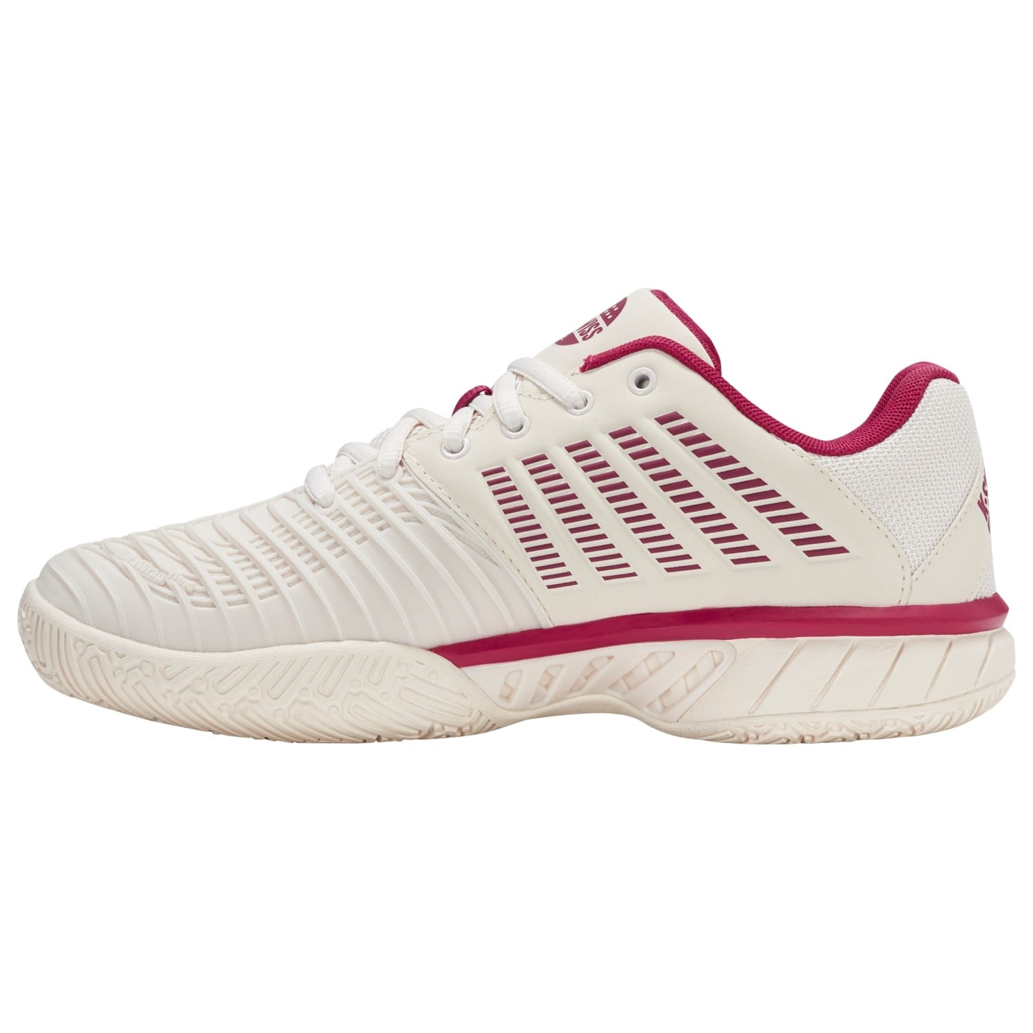 Imagen 6 de Zapatillas de pádel de mujer EXPRS LIGHT 3 PADEL K·Swiss - Blanco / Rosa Blanco / Rosa