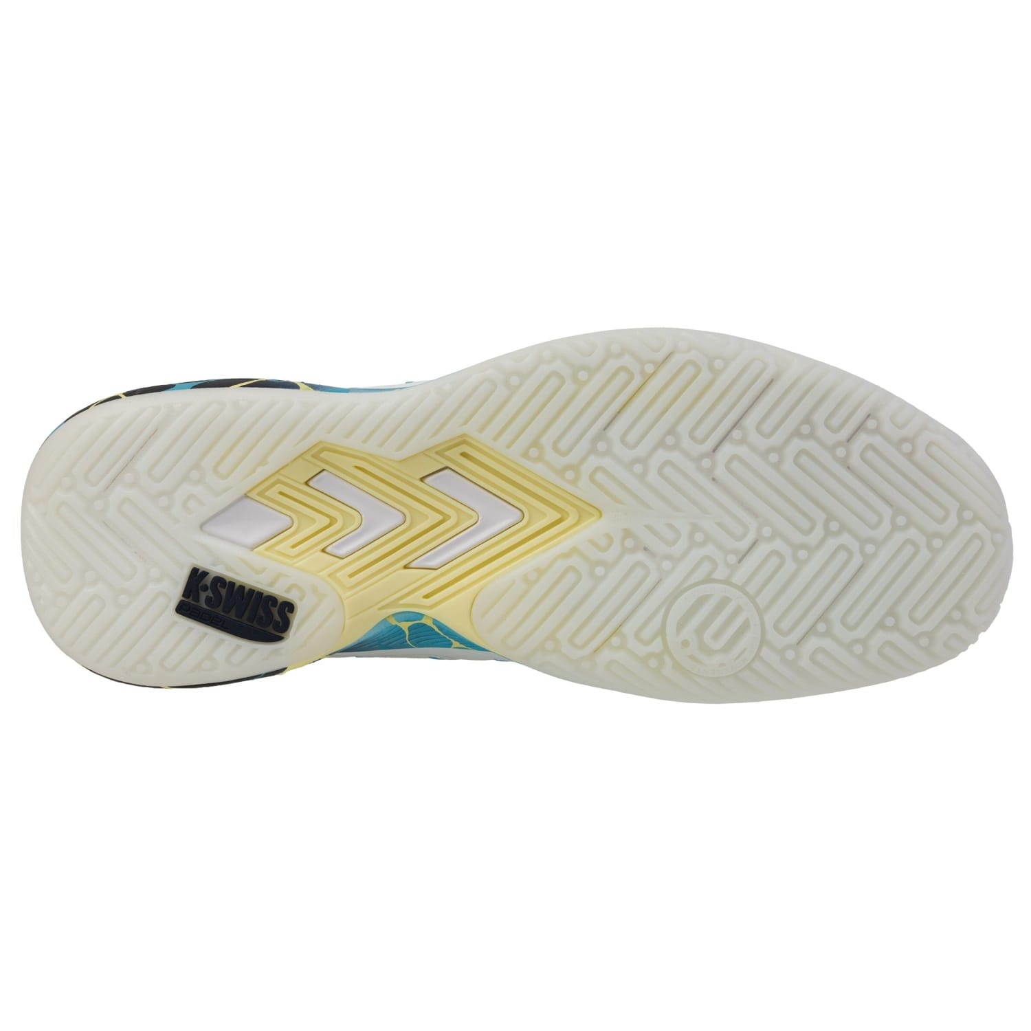 Zapatillas de pádel de hombre ULTRA COURT PADEL SANYO K·Swiss - Blanco / Amarillo Blanco / Amarillo-2