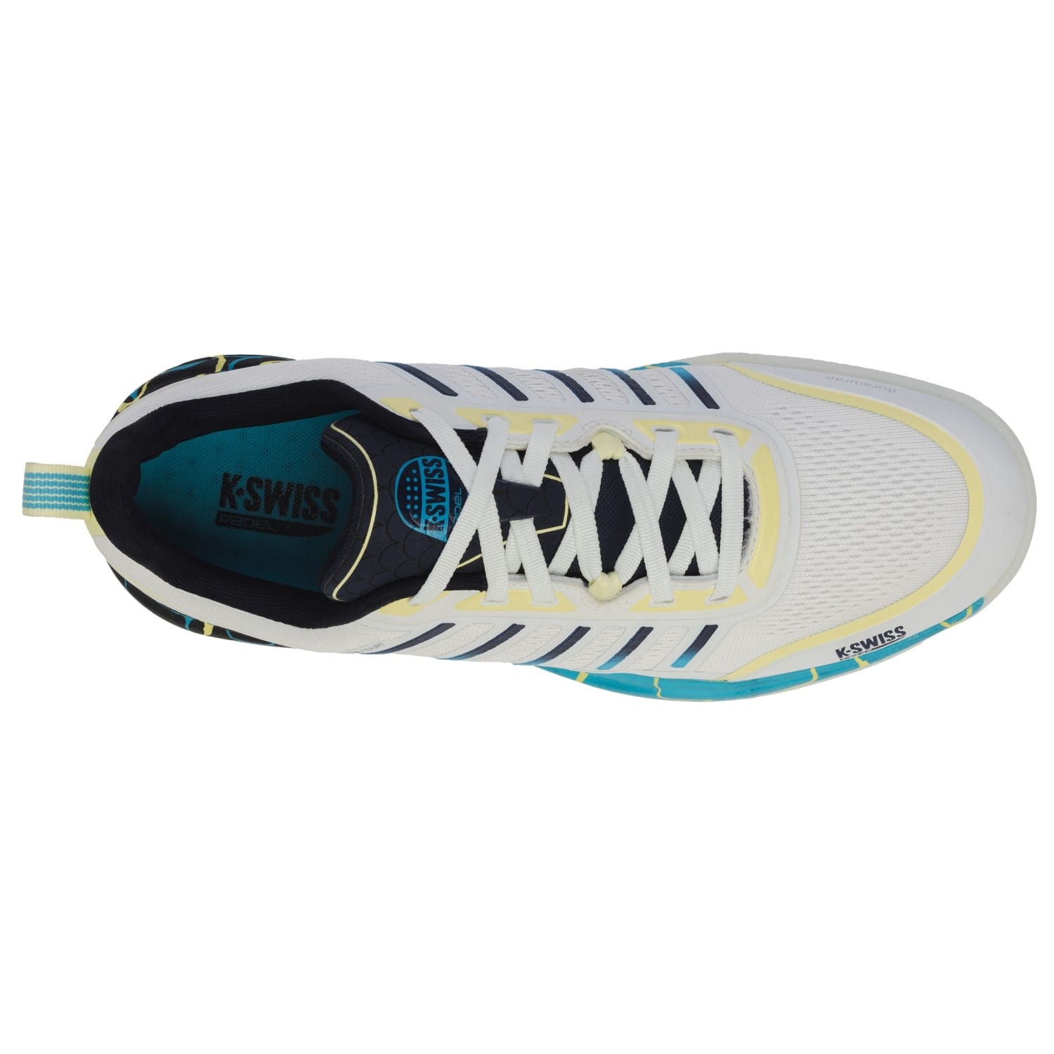 Zapatillas de pádel de hombre ULTRA COURT PADEL SANYO K·Swiss - Blanco / Amarillo Blanco / Amarillo-7