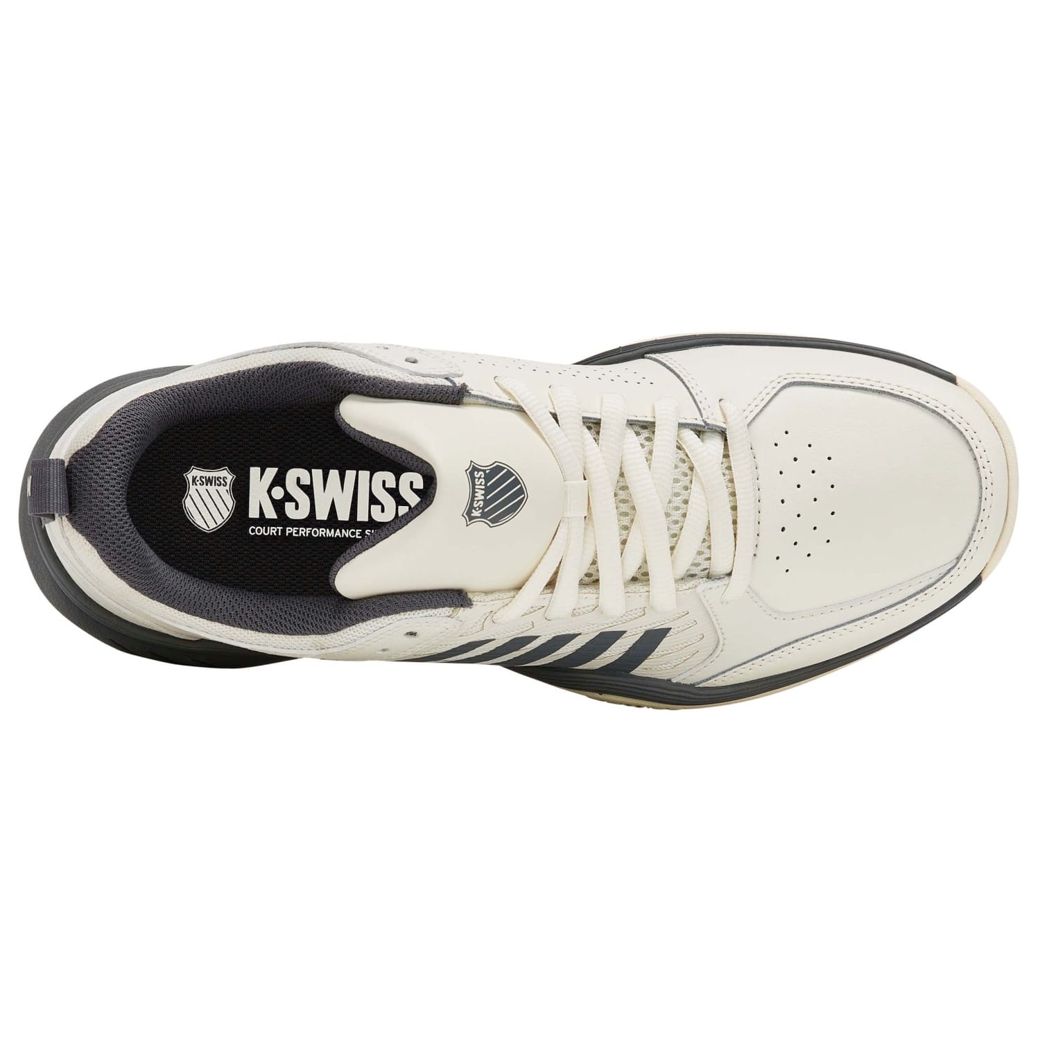 Imagen 7 de Zapatillas de tenis y pádel de hombre COURT EXPRESS 2 CLAY K·Swiss - Blanco / Gris Blanco / Gris