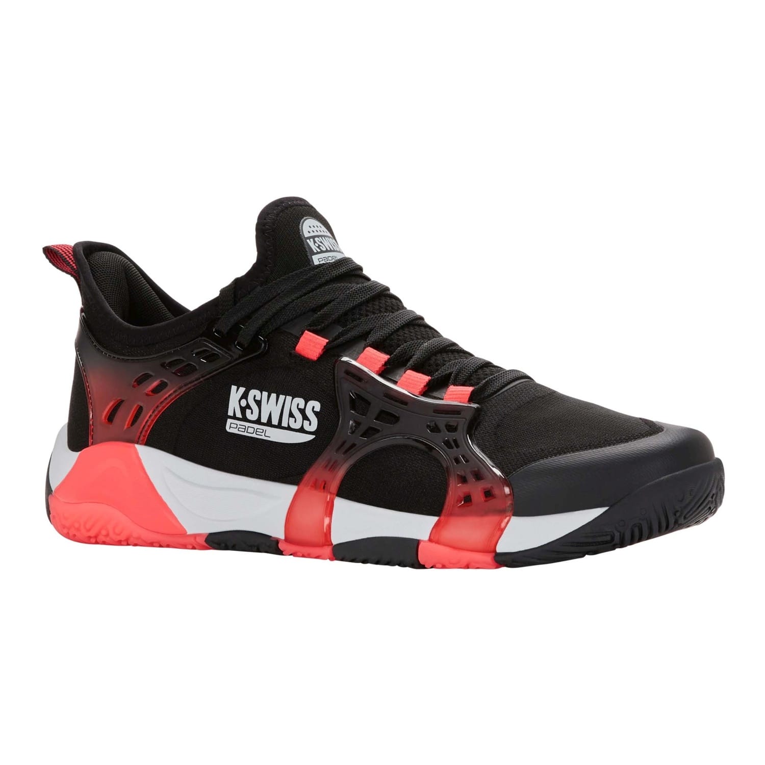 Zapatillas de pádel de hombre K-FRAME PADEL K·Swiss - Negro / Rojo Negro / Rojo-3