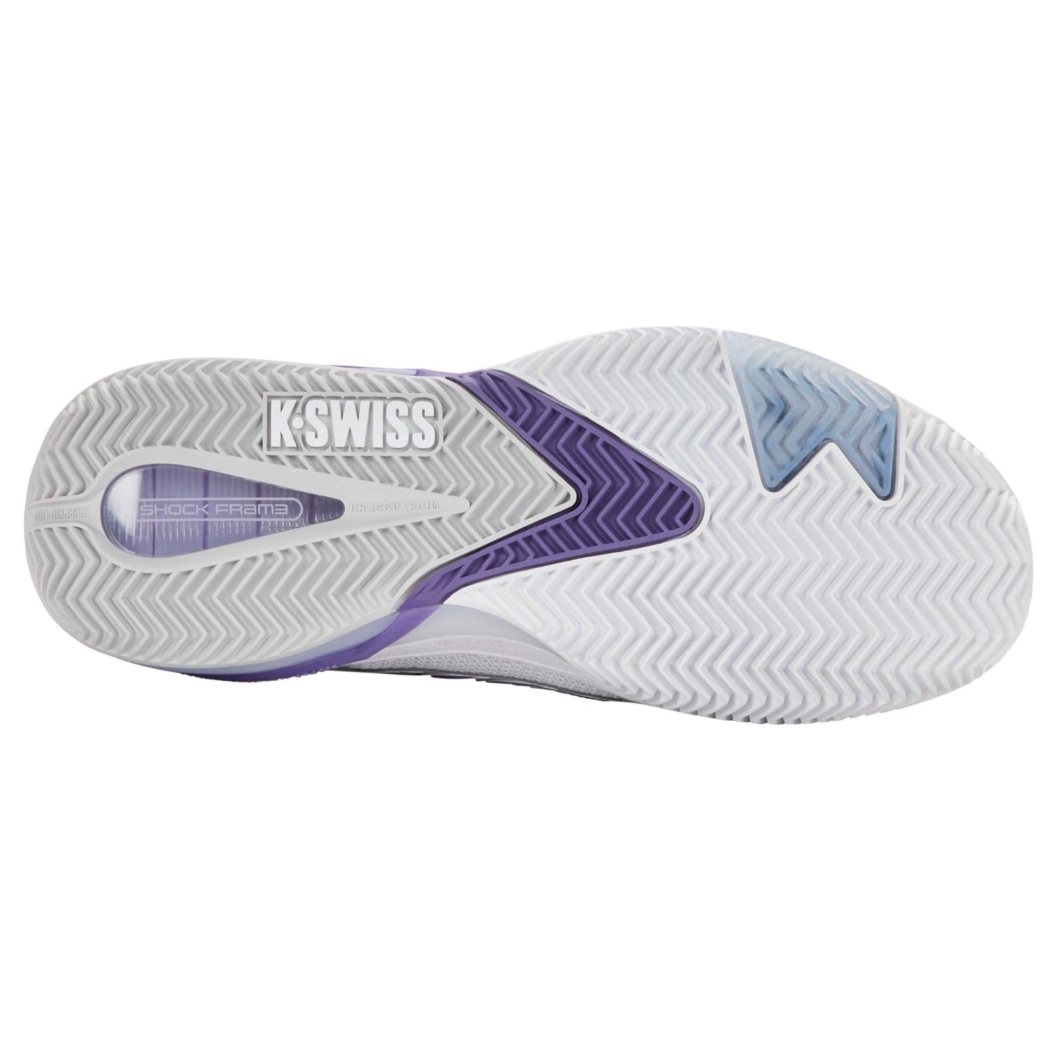 Zapatillas de tenis y pádel de mujer ULTRA SHOT 4 CLAY K·Swiss - Blanco/Morado Blanco/Morado-2