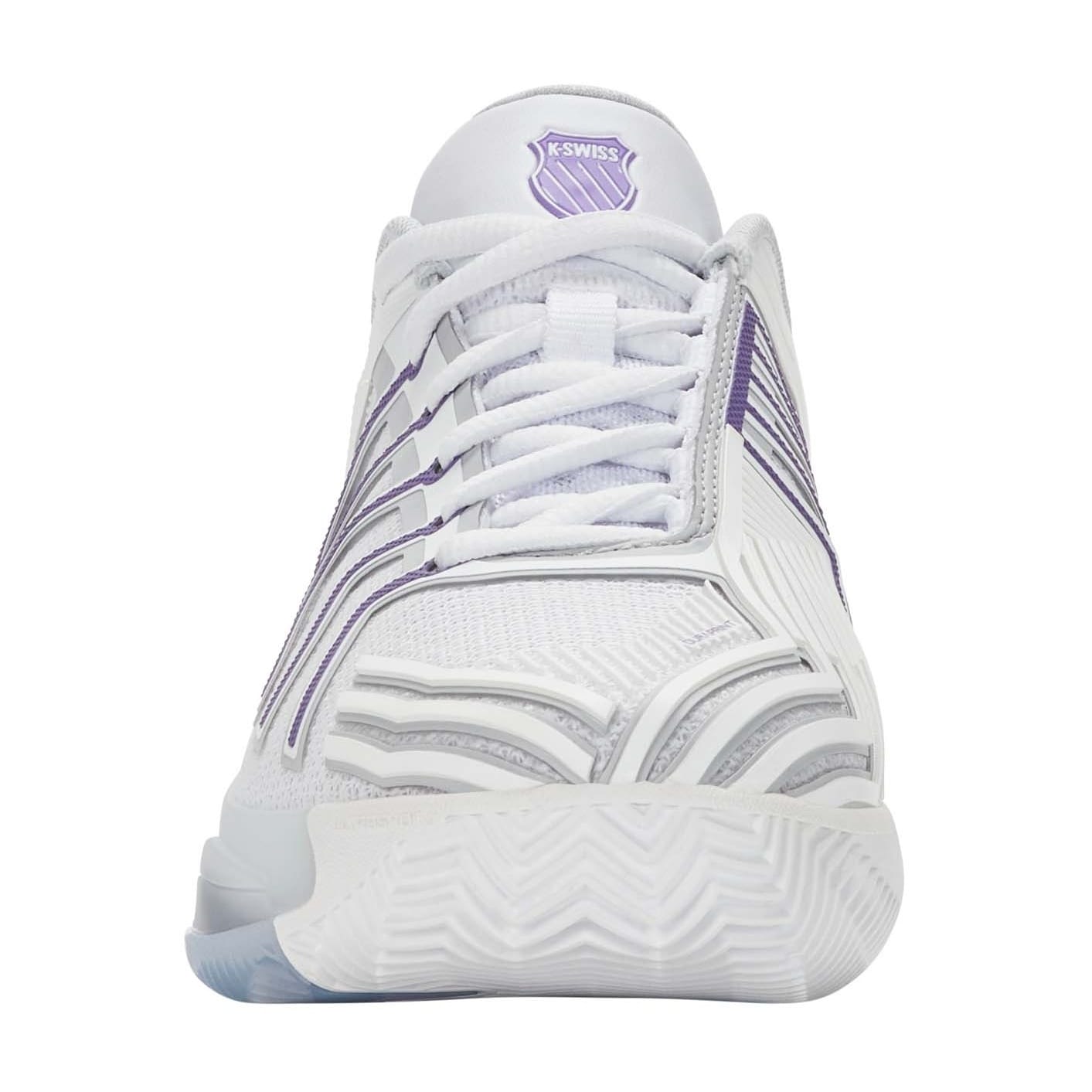 Zapatillas de tenis y pádel de mujer ULTRA SHOT 4 CLAY K·Swiss - Blanco/Morado Blanco/Morado-4