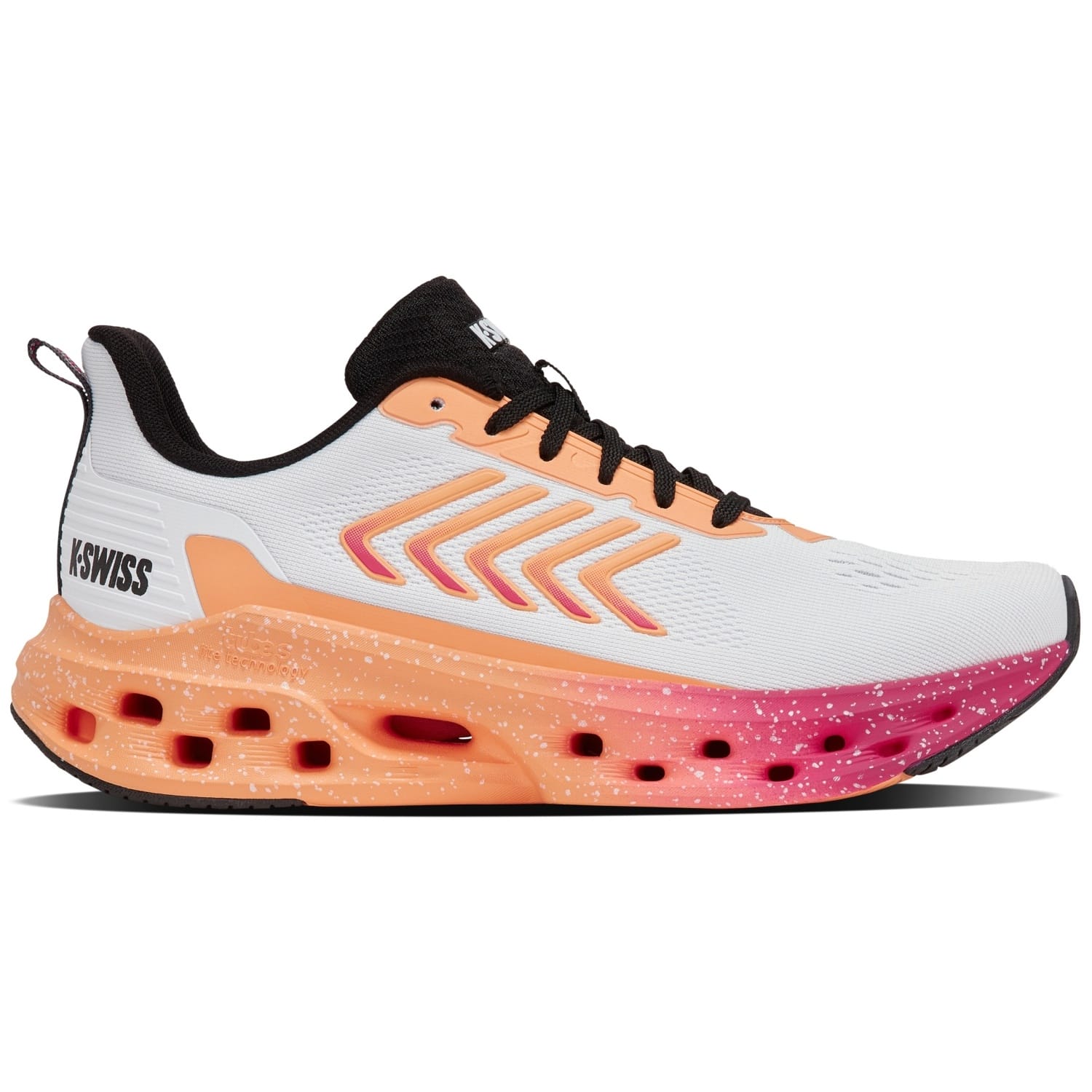 K-Swiss Zapatillas multideporte de mujer MELROSE TUBES LITE Blanco / Naranja