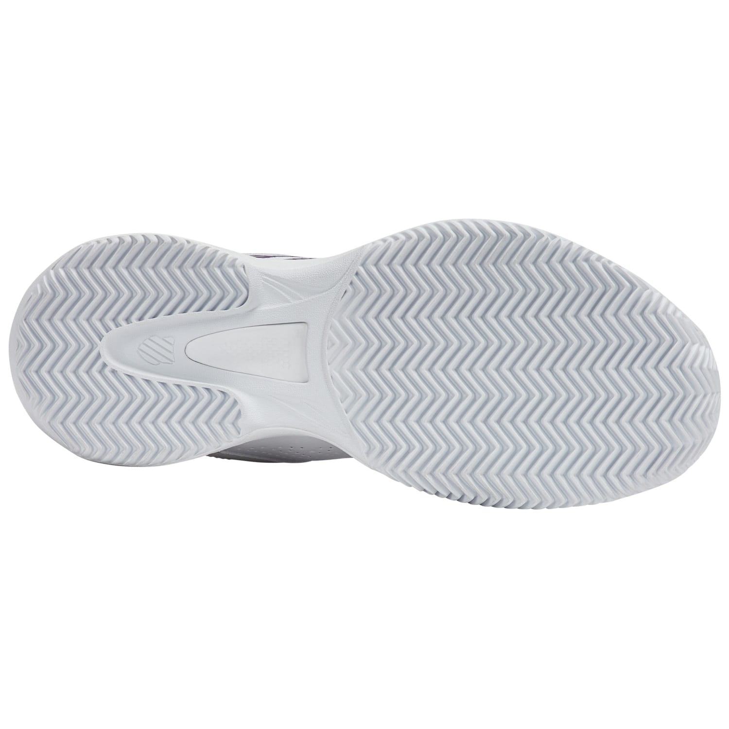 Zapatillas de tenis y pádel de mujer COURT EXPRESS 2 CLAY K·Swiss - Blanco/Morado Blanco/Morado-2