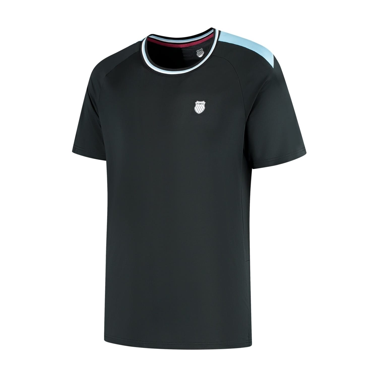 Imagen 1 de Camiseta de tenis y pádel de hombre HYPERCOURT MESH CREW 5 K·Swiss - Negro Negro