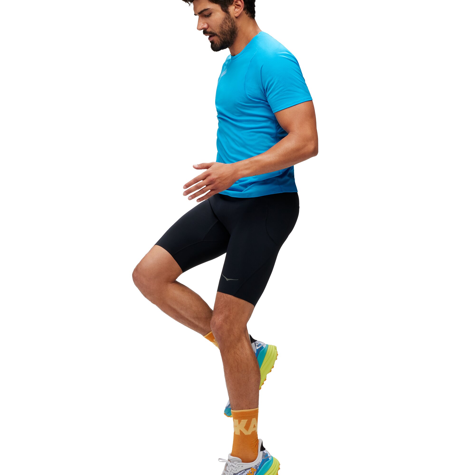 Malla de hombre NOVAFLY HALF TIGHT Hoka - Negro Negro-3