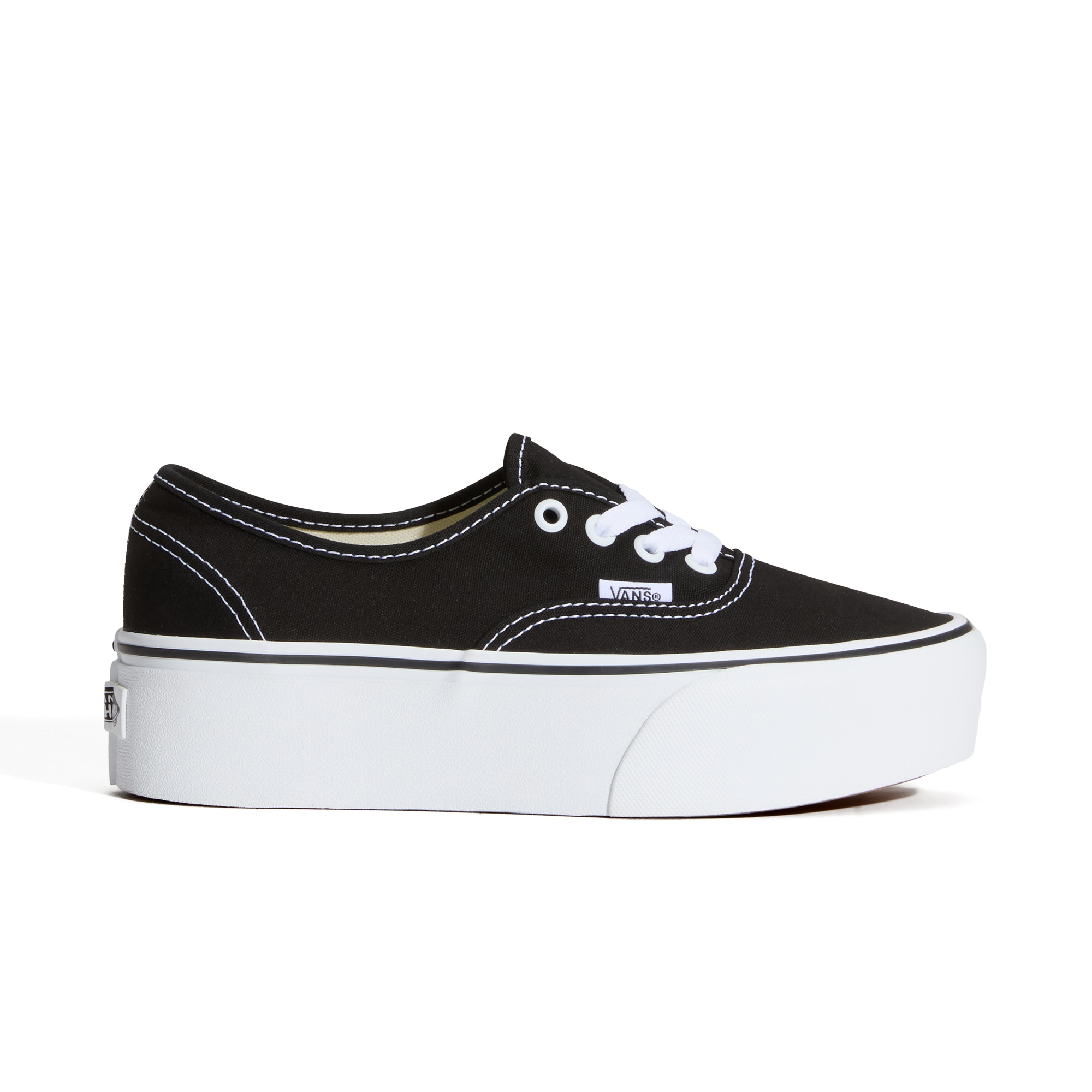 Zapatillas casual de mujer Authentic Stackform Vans - Negro / Blanco Negro / Blanco-1