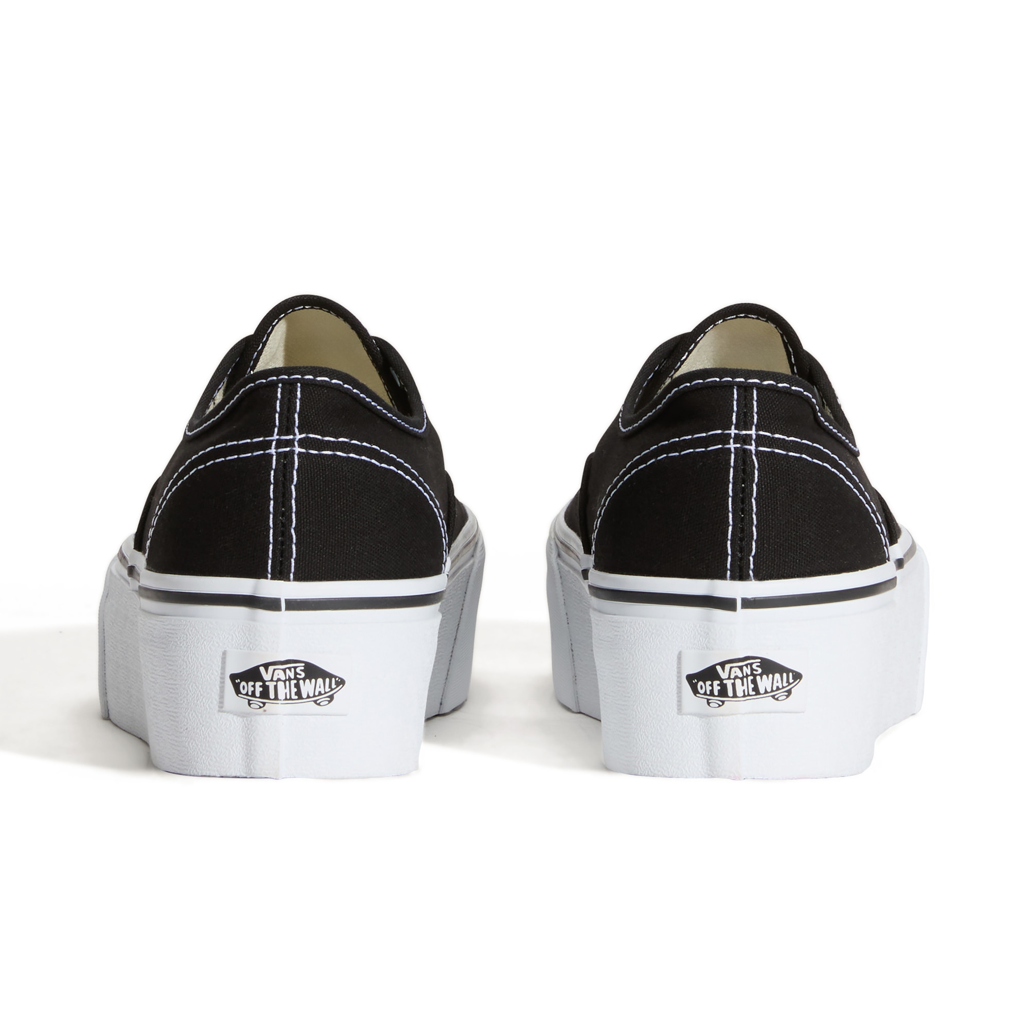 Zapatillas casual de mujer Authentic Stackform Vans - Negro / Blanco Negro / Blanco-4